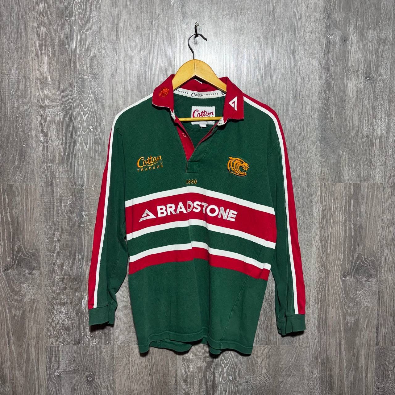 Cotton Traders LEICESTER TIGERS RUGBY JERSEY Cotton Traders Long Sleeve Size US S / EU 44-46 / 1 - 1 Thumbnail