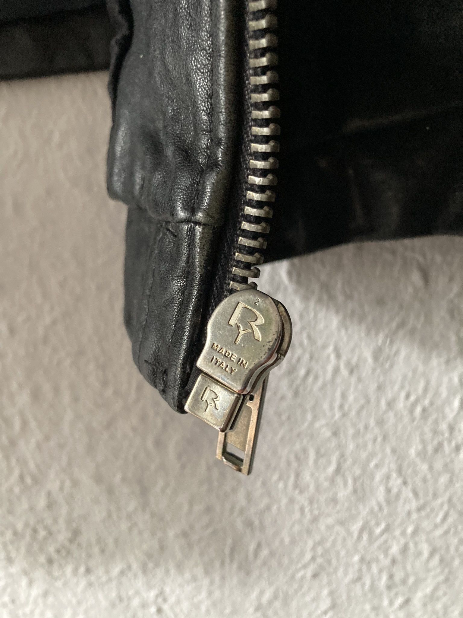 Rick Owens F/W 09 "CRUST" Hammered Lamb Leather Intarsia Jacket XL Size US XL / EU 56 / 4 - 16 Thumbnail