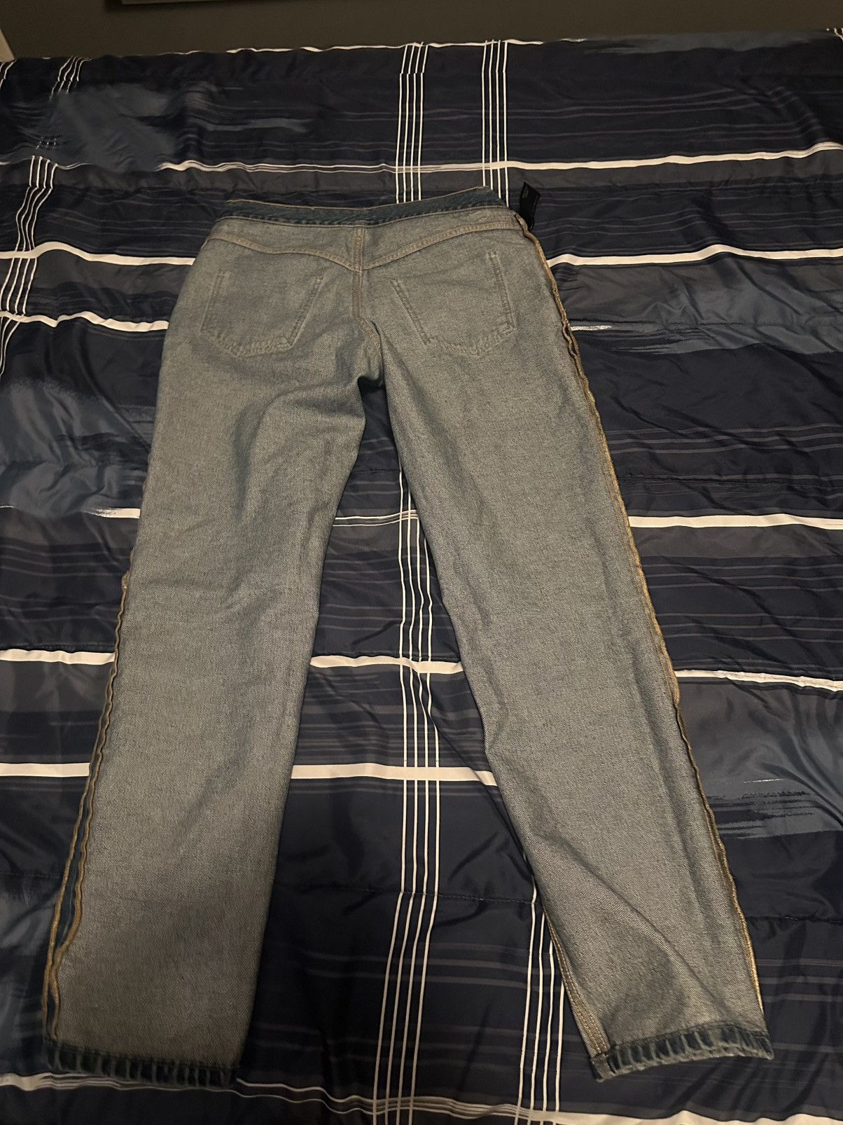 Martine Rose Martine Rose Blue Faded Jeans Size US 32 / EU 48 - 8 Thumbnail