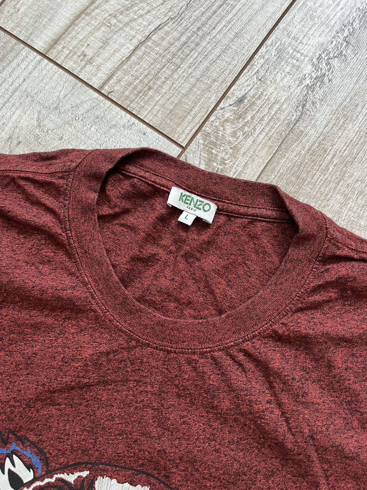Kenzo × Vintage Vintage T Shirt Kenzo Big Logo Tigger Tee Size US M / EU 48-50 / 2 - 4 Thumbnail