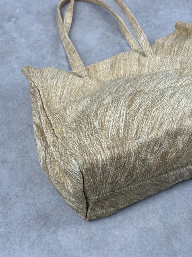 Roberto Cavalli Roberto Cavalli Gold Textured Tote Bag Size ONE SIZE - 10 Thumbnail