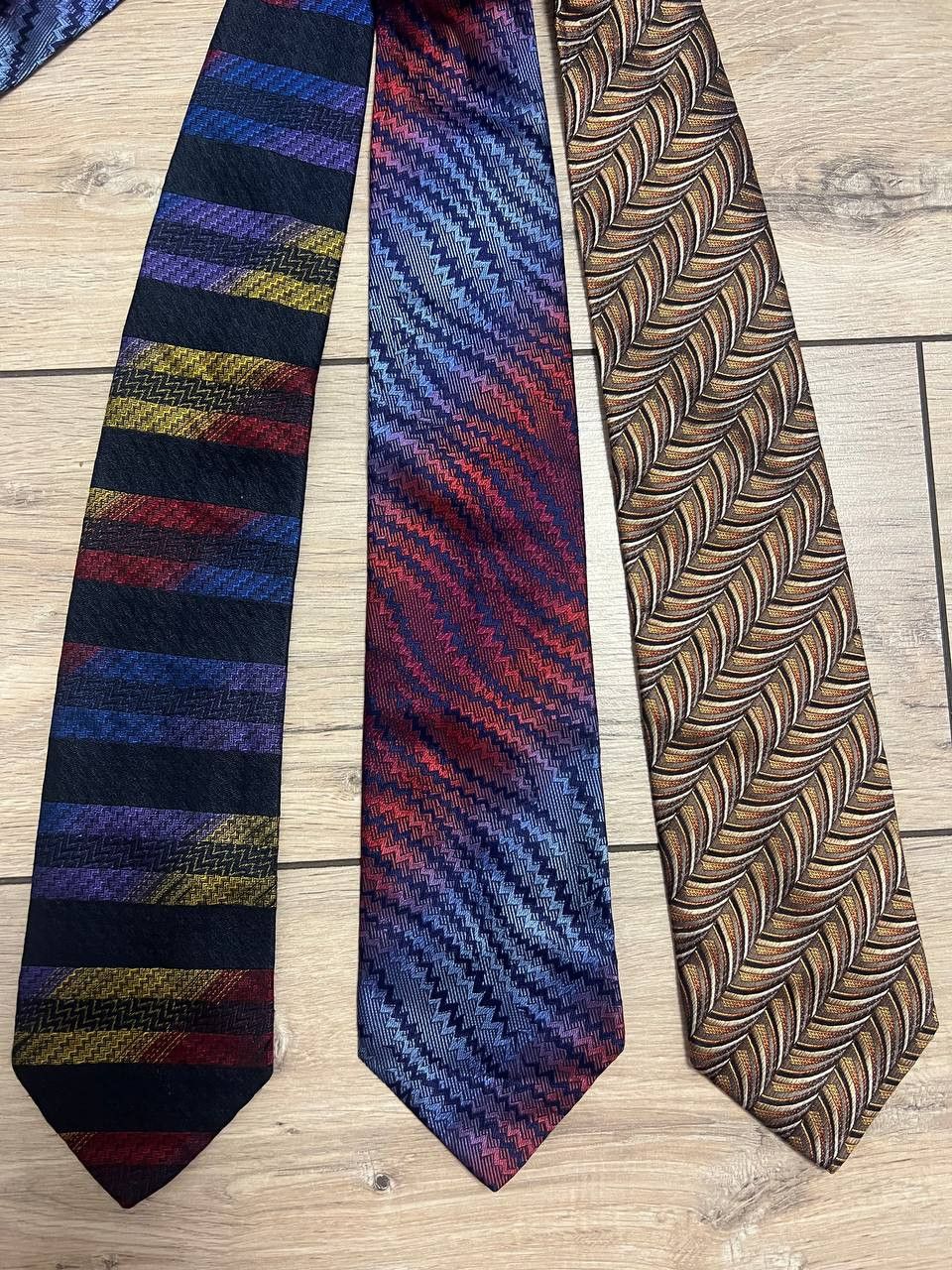 Missoni Lot of 3 Silk Tie Ties Missoni Cravatte Italy Multicoloured Size ONE SIZE - 6 Thumbnail