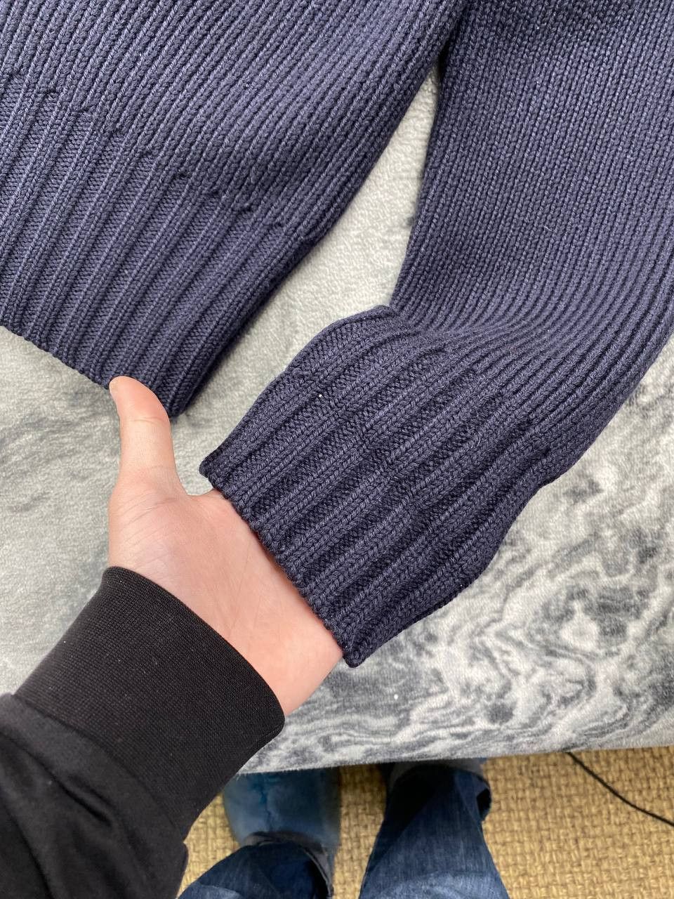 Evisu Vintage Evisu Wool Knit Ribbed Sweater 90s Big Logo Men Size US S / EU 44-46 / 1 - 7 Thumbnail