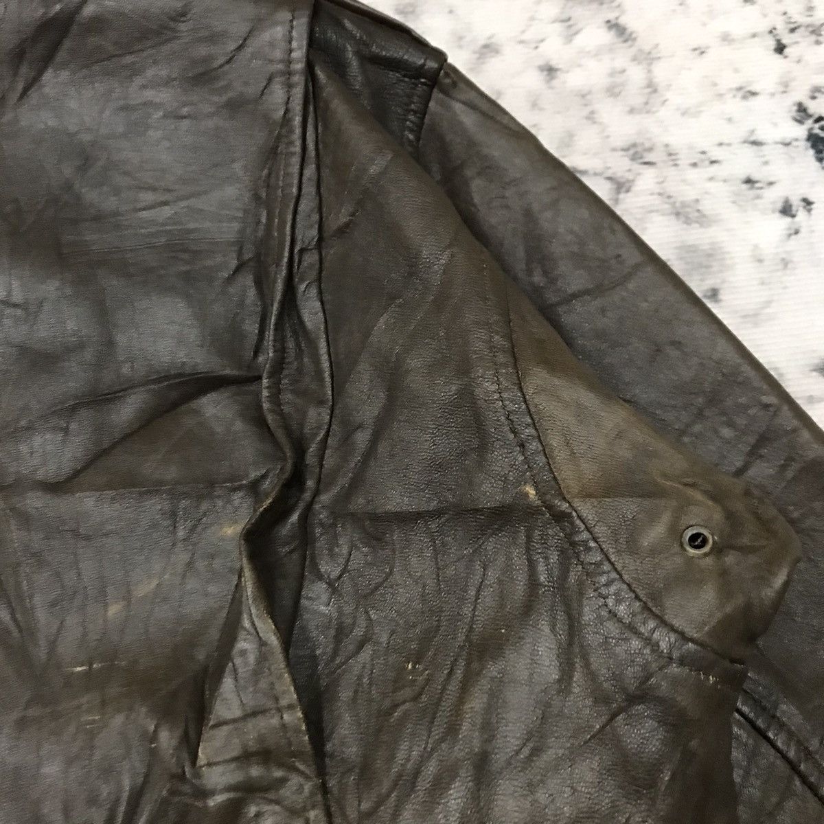 Vintage Vintage U.s Armed Force Aviator Leather Jacket Sherpa Size US S / EU 44-46 / 1 - 14 Thumbnail