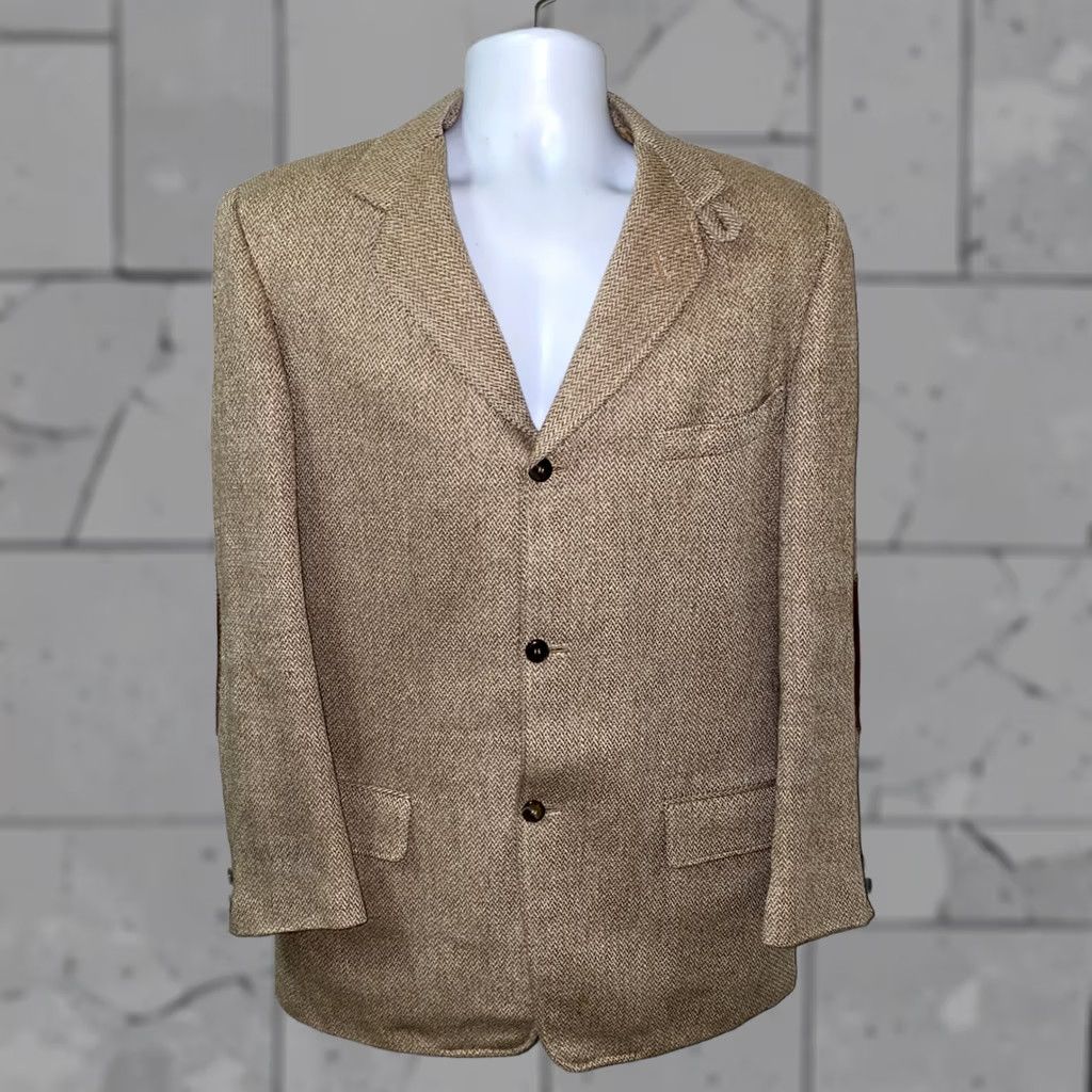 Vintage Seaforth Sport Coat Brown Scotland Made 3 Button Size 42 Mens Wool Regular Coat Size US XS / EU 42 / 0 - 1 Thumbnail