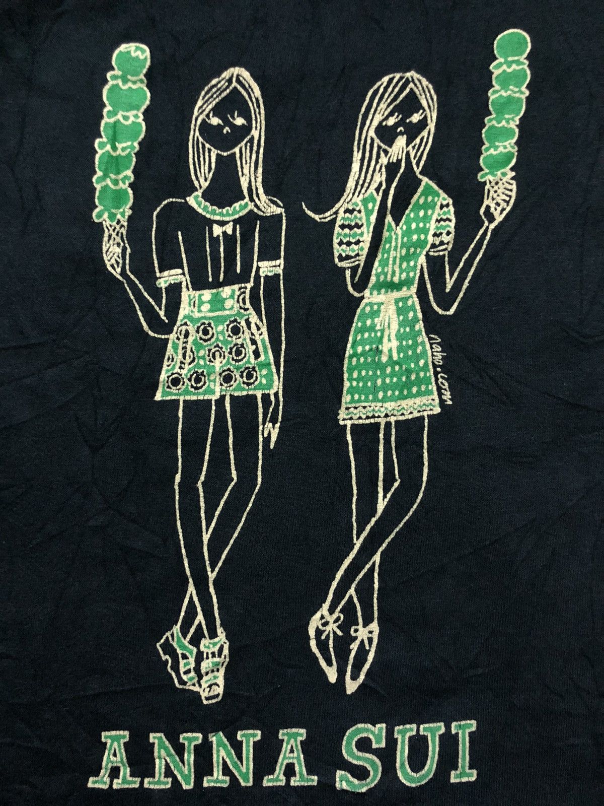 Anna Sui × Designer T- Shirt Anna Sui Made In USA Size L / US 10 / IT 46 - 7 Thumbnail