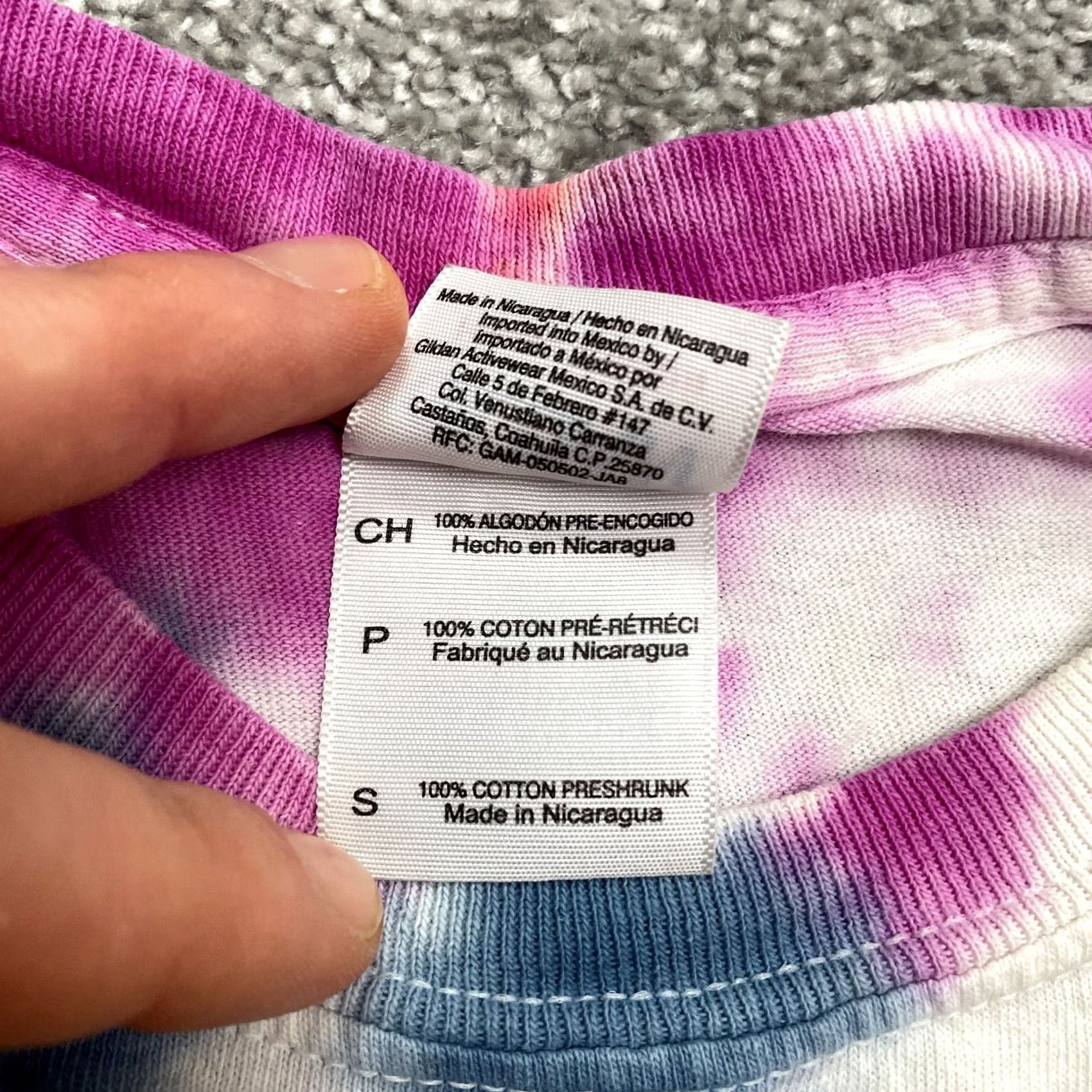 Gildan Gildan Womens Small Tie-Dye T-Shirt Crew Neck Multicolor Casual Cotton Tee Shirt Size S / US 4 / IT 40 - 6 Thumbnail