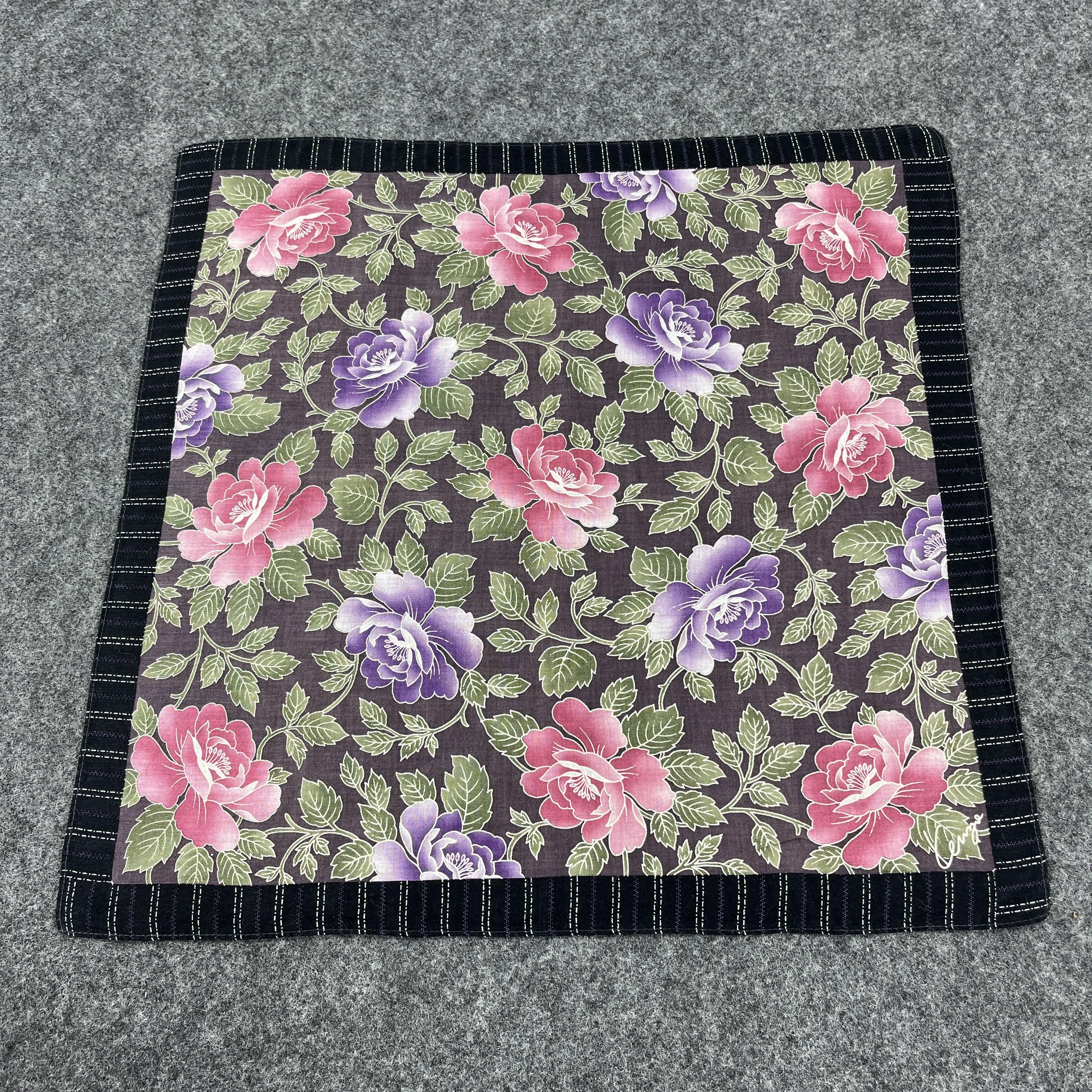 Kenzo × Vintage Floral Kenzo Handkerchief / Neckerchief / Headscarf B133 Size ONE SIZE - 3 Thumbnail
