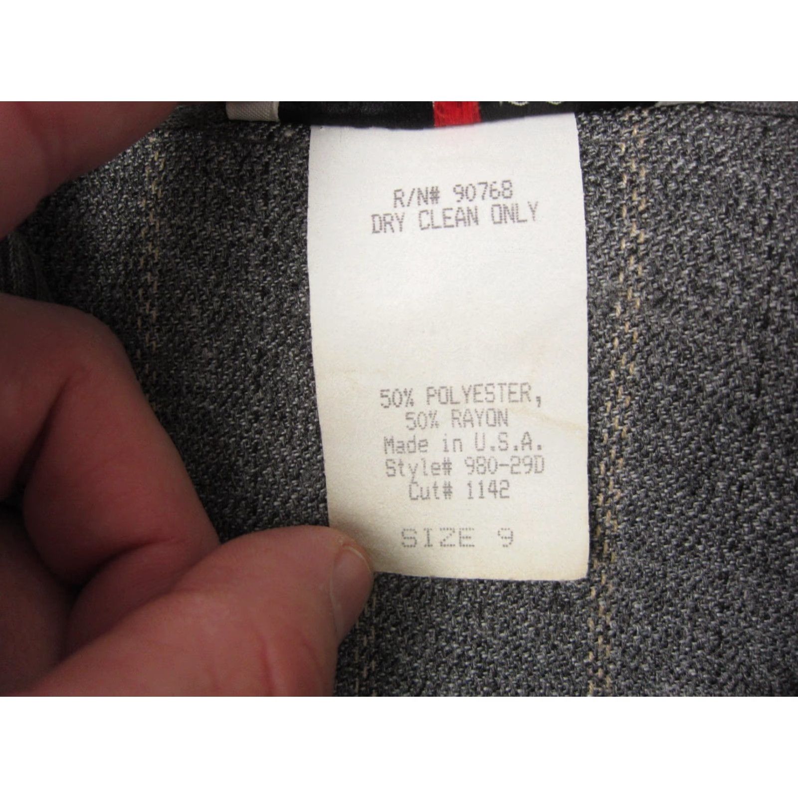 Vintage VINTAGE Dizzy Lizzy Vest Teens Size 9 Gray Striped Cropped Made in USA 70s Size M / US 6-8 / IT 42-44 - 4 Thumbnail