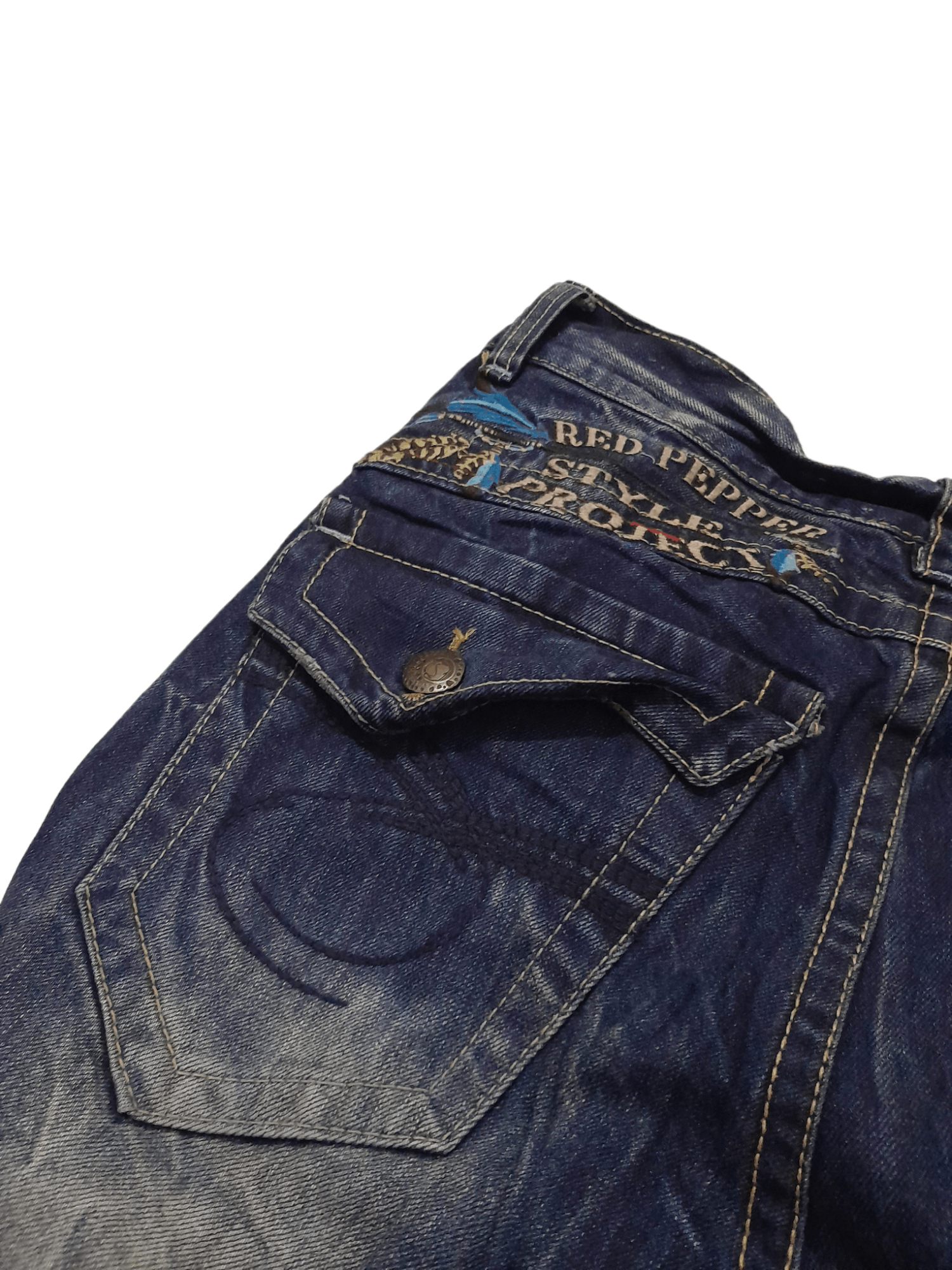 Japanese Brand Red Label Red Pepper Gold Edition Flare Denim (F273) W30 Size US 30 / EU 46 - 9 Thumbnail