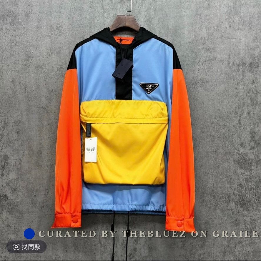 Prada Prada sport jacket Art.sgv246 Mat.66l with hodded | Grailed