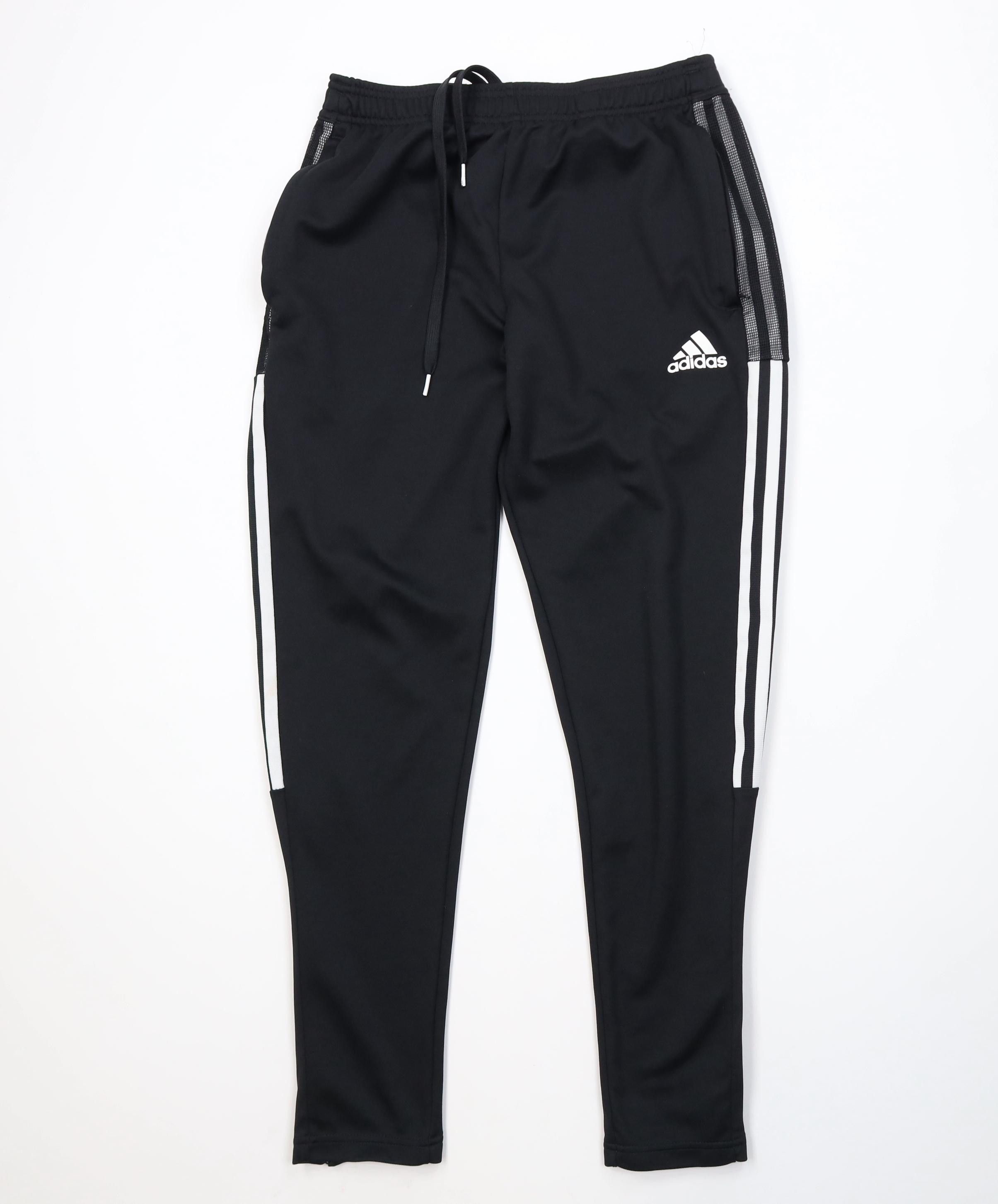 Adidas Vintage Y2K Adidas Tapered Leg Running Warm Up Sweatpants Size US 34 / EU 50 - 1 Thumbnail