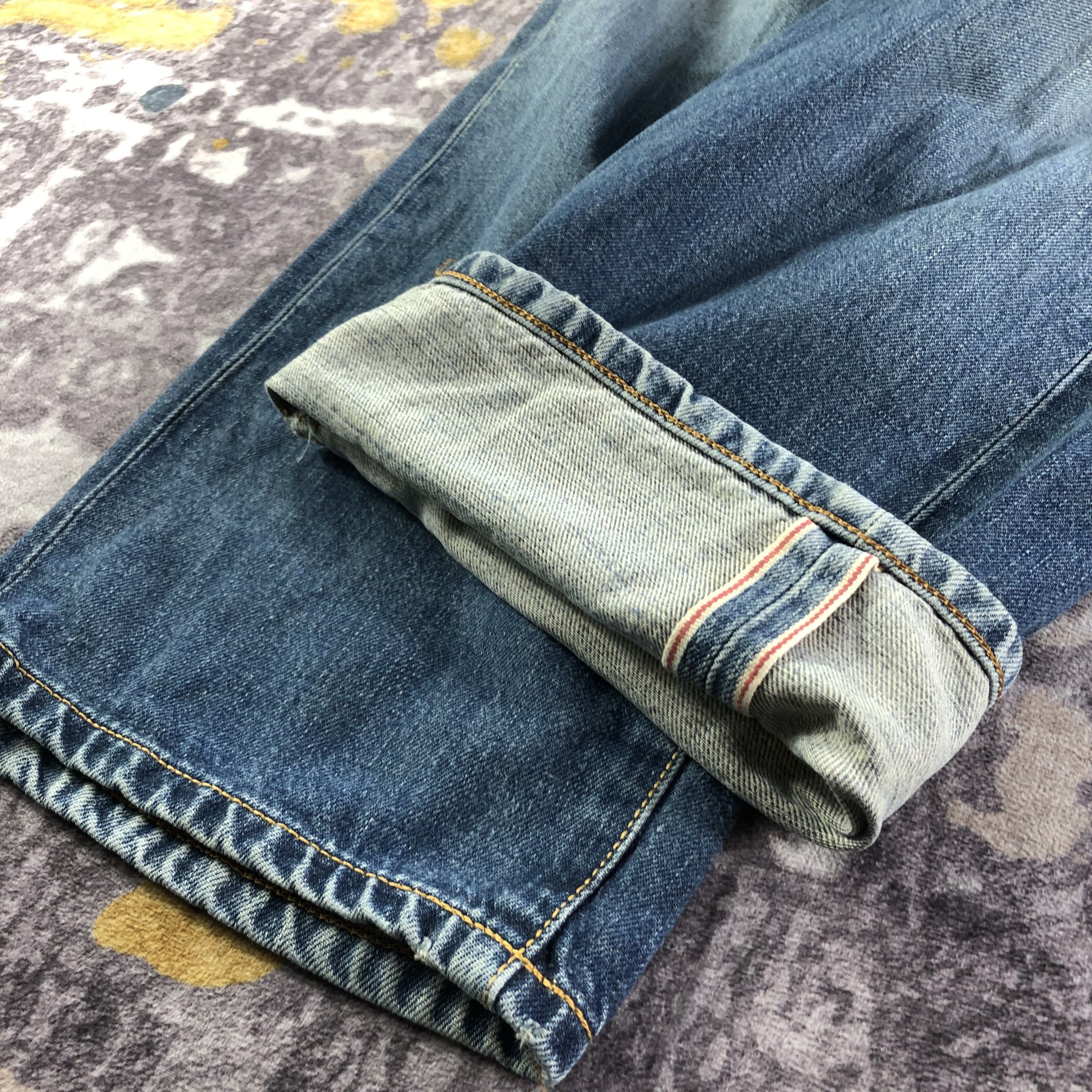 Edwin Vintage Blue Wash Edwin 505 Selvedge Jeans-JM3555 Size US 31 - 6 Thumbnail