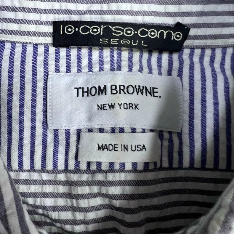 Thom Browne Thom Browne Pure cotton shirt Size US M / EU 48-50 / 2 - 2 Thumbnail