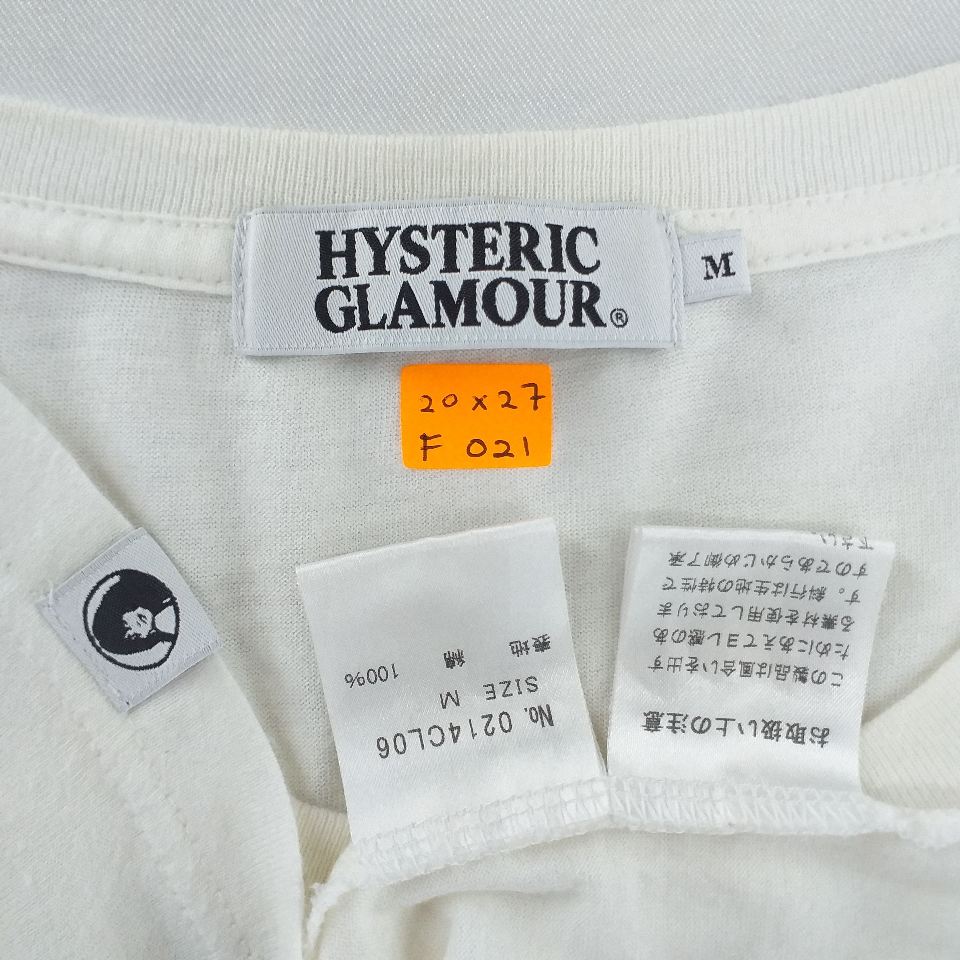Hysteric Glamour Vintage Hysteric Glamour Cinerotic Medium Tshirt -F021 Size US M / EU 48-50 / 2 - 3 Thumbnail