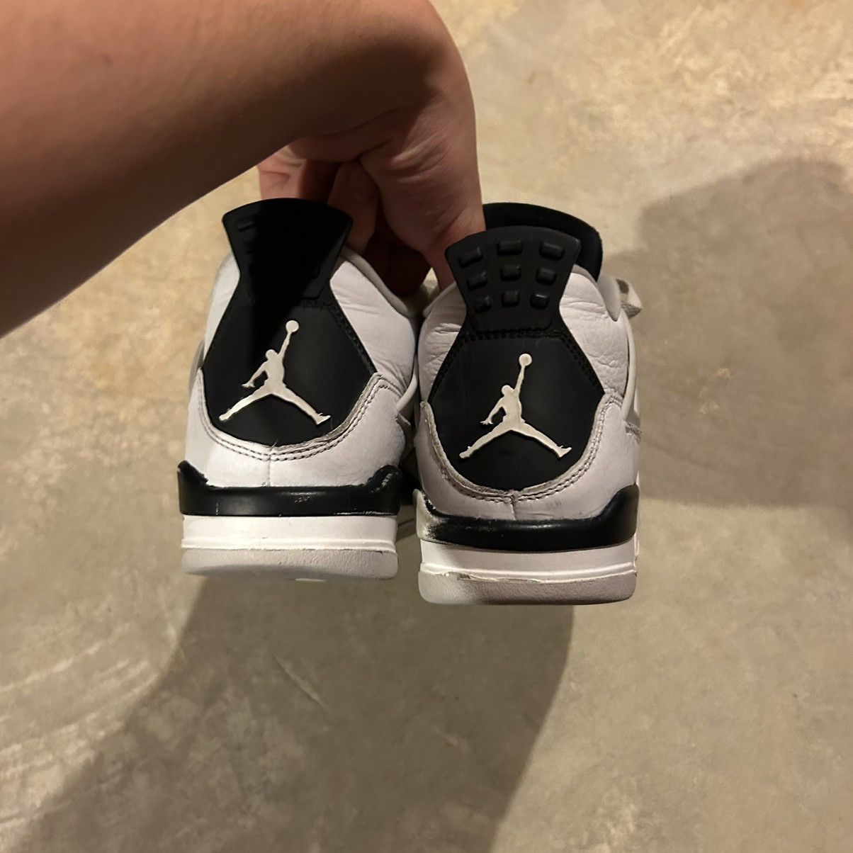 Jordan Brand × Nike Air Jordan 4 Retro Military Black 2022 US 6.5 Size US 6.5 / EU 39-40 - 4 Thumbnail