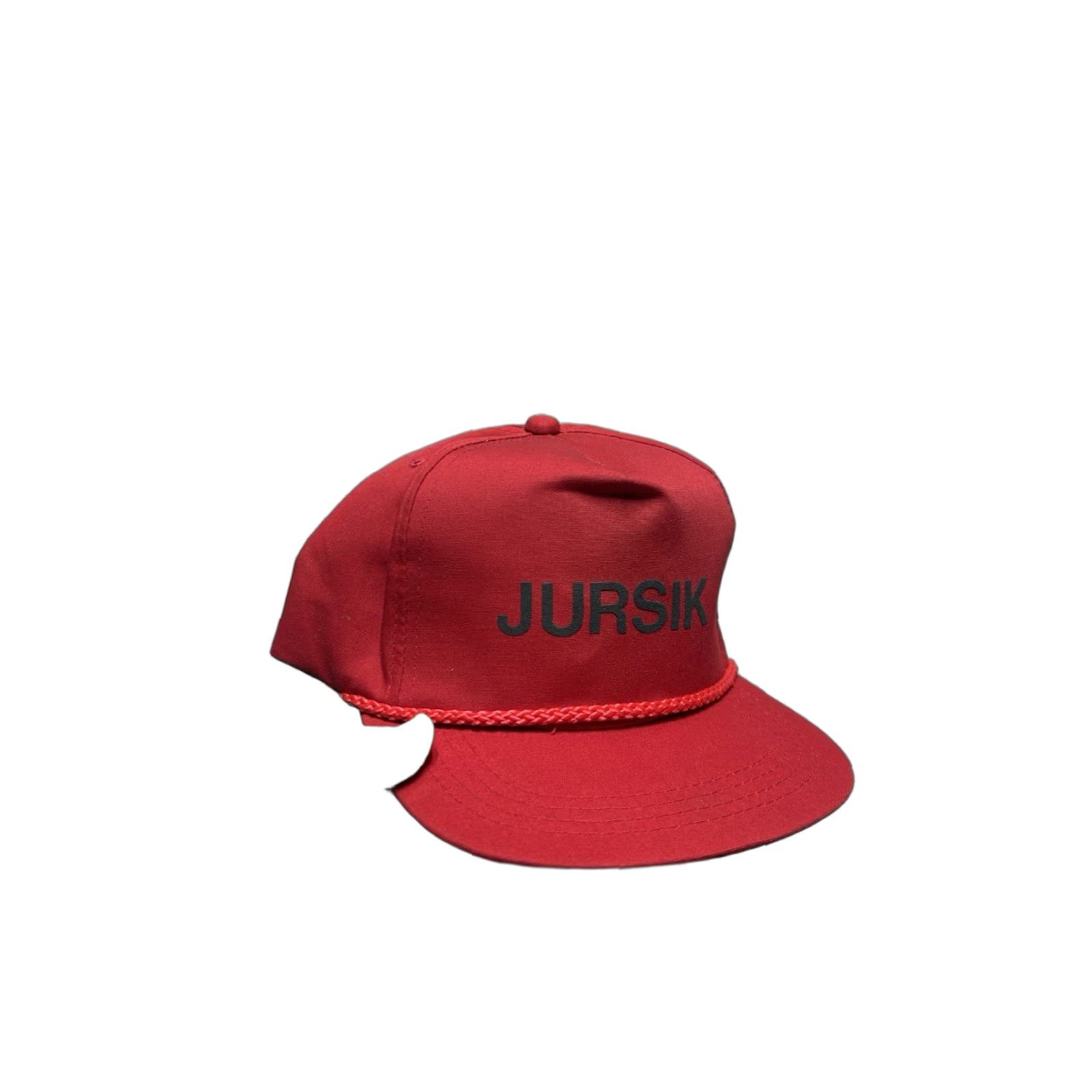 Equipment VINTAGE SnapBack hat cap Jursik truck equipment Michigan red adjustable Mens Adjustable Snapback Hat Size ONE SIZE - 1 Thumbnail