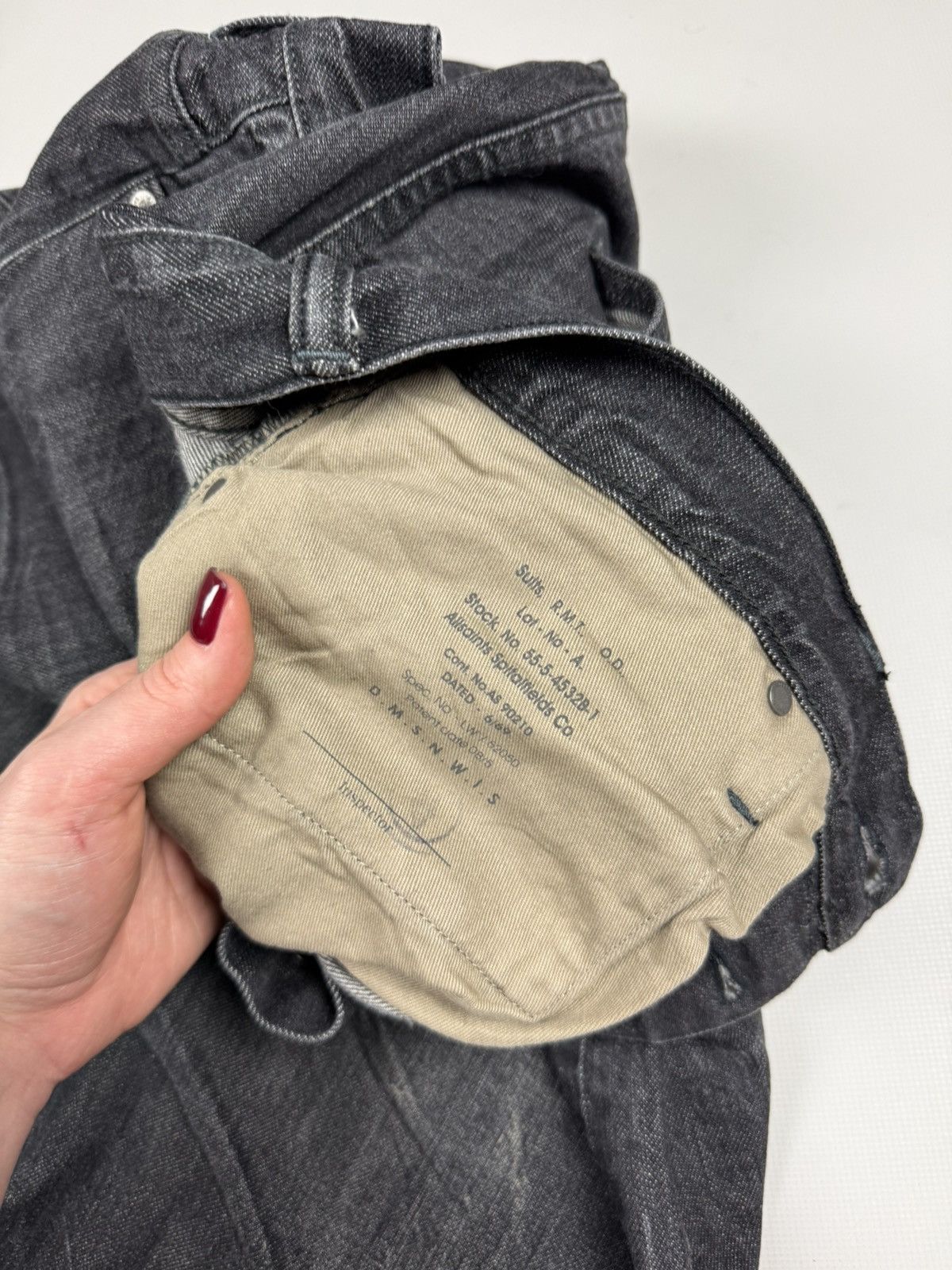 Allsaints × Japanese Brand Allsaints Black NLS Split Men’s Jeans Size 32 Size US 32 / EU 48 - 13 Thumbnail