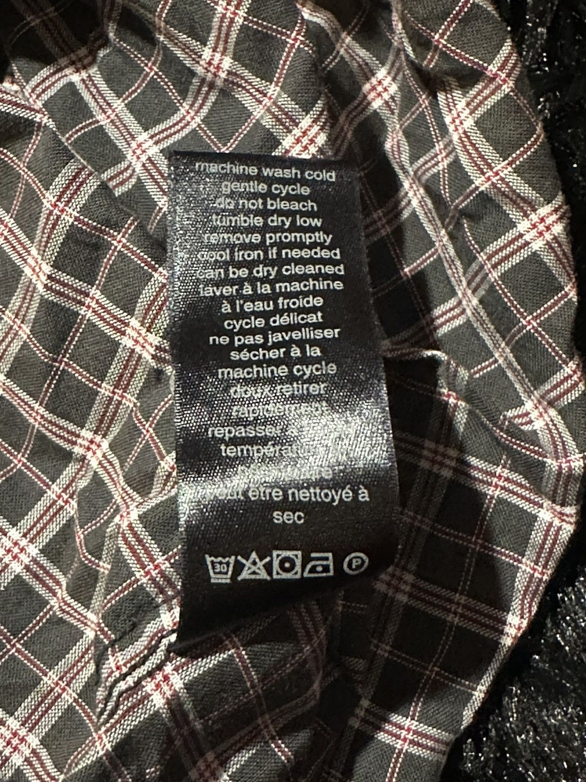 John Varvatos John Varvatos Black/Red Button Up Size US L / EU 52-54 / 3 - 4 Thumbnail