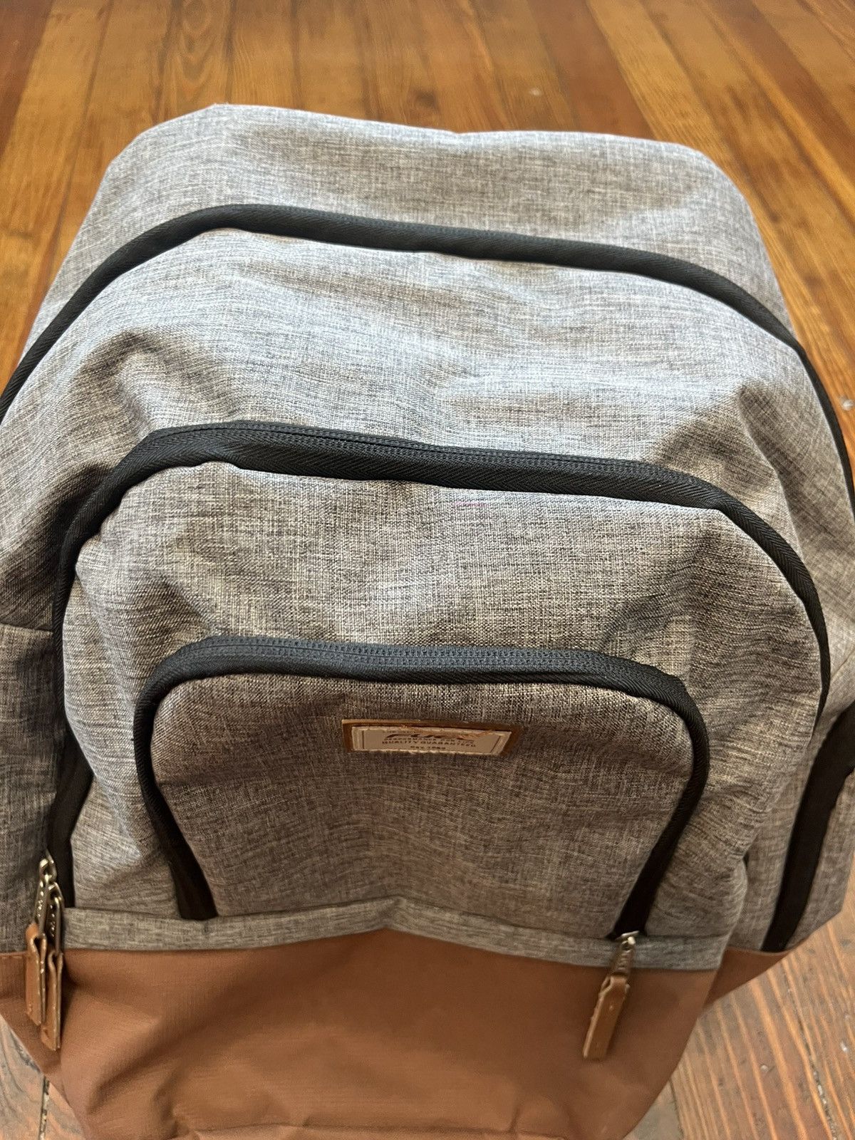 Other Fuel 5-Pocket Backpack Heather Grey / Brown / Black Bag Size ONE SIZE - 9 Thumbnail