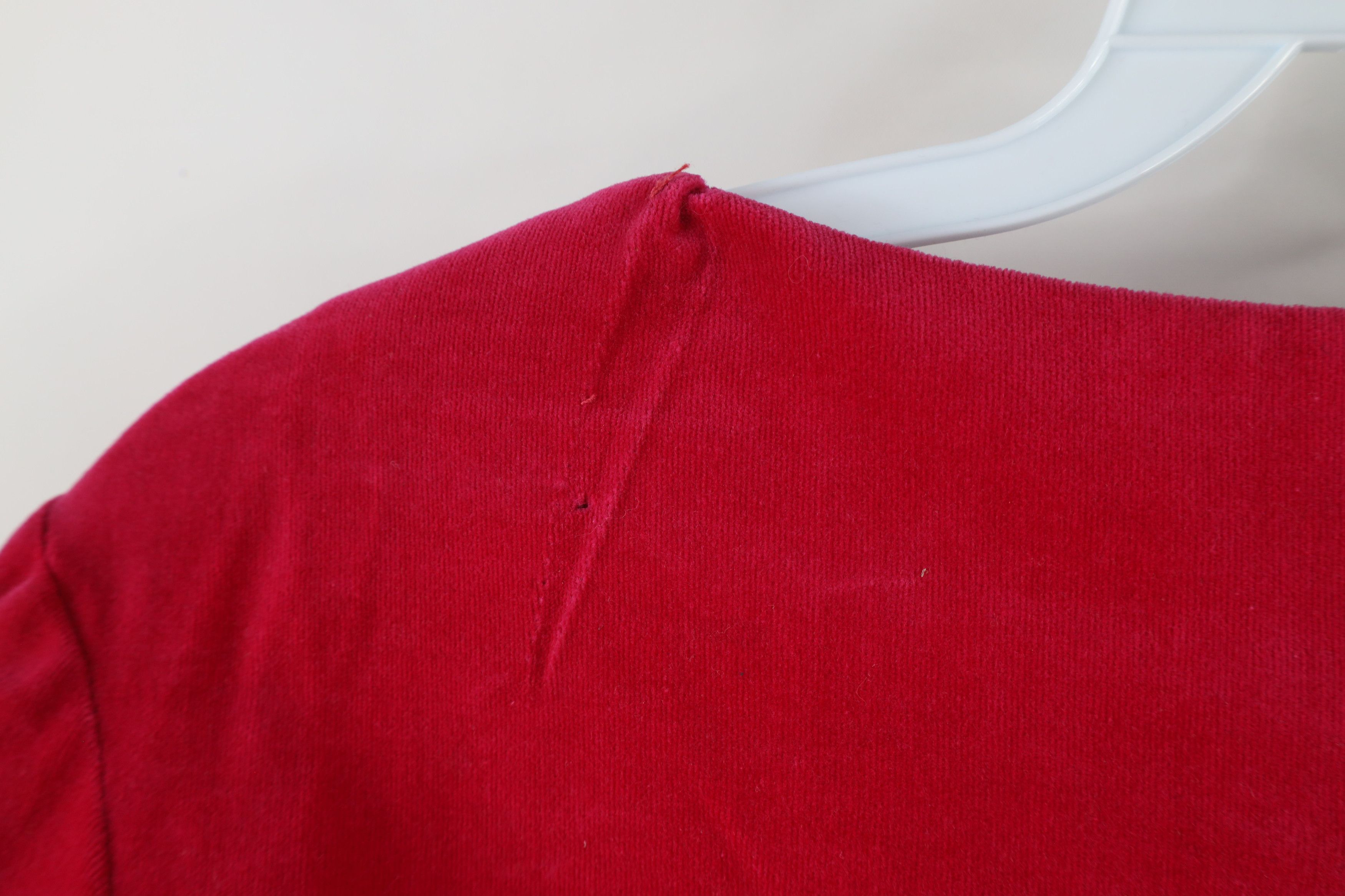Vintage Vintage 50s Rockabilly Velour Cropped Button Jacket Pink USA Size L / US 10 / IT 46 - 6 Thumbnail