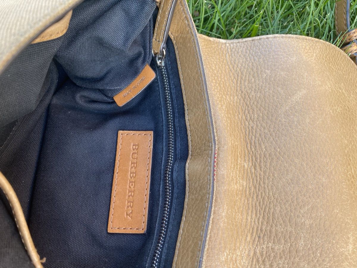 Burberry Prorsum × Vintage burberry crossbody bag brown leather Size ONE SIZE - 7 Thumbnail