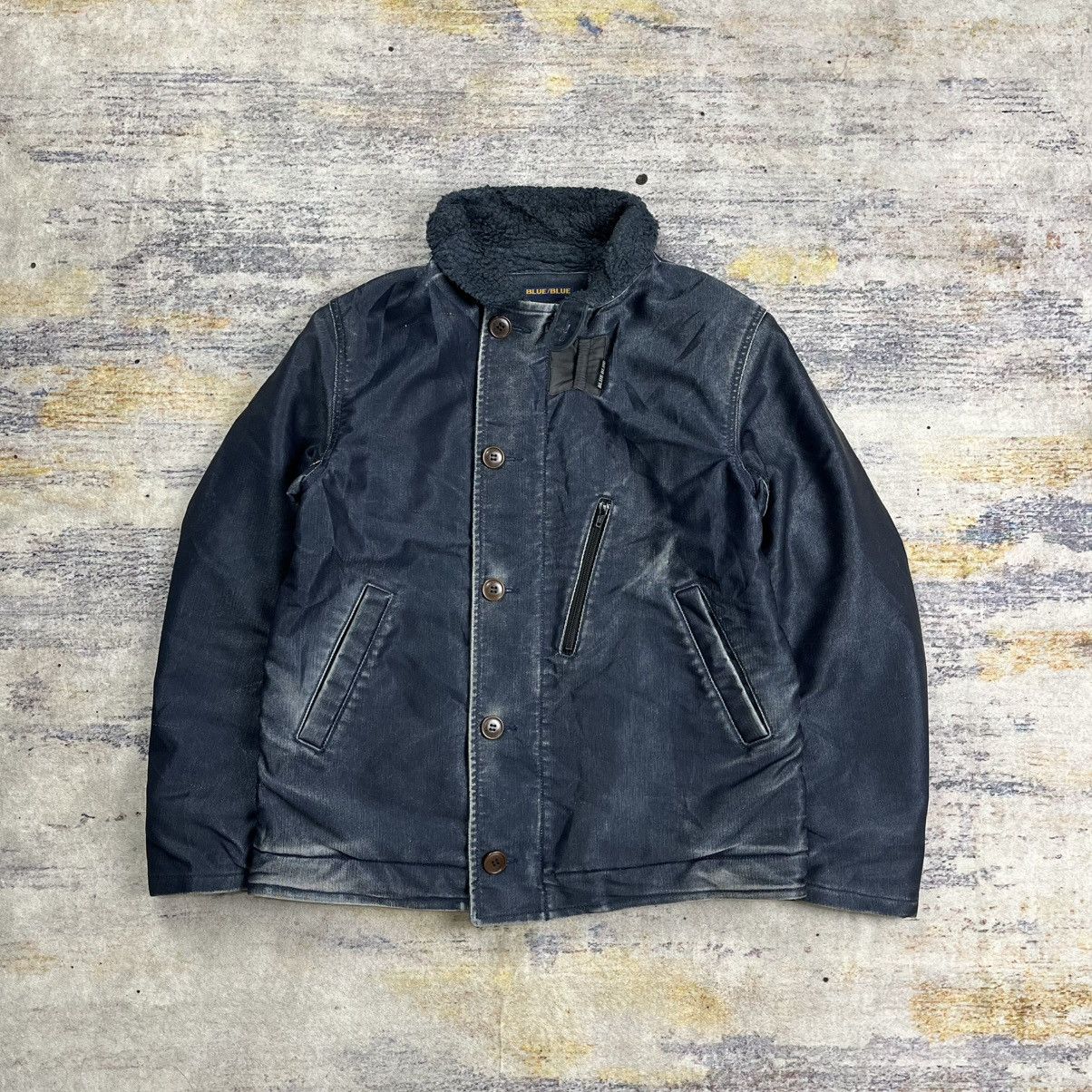 Blue Blue Japan Blue blue military deck jacket Size US M / EU 48-50 / 2 - 1 Thumbnail