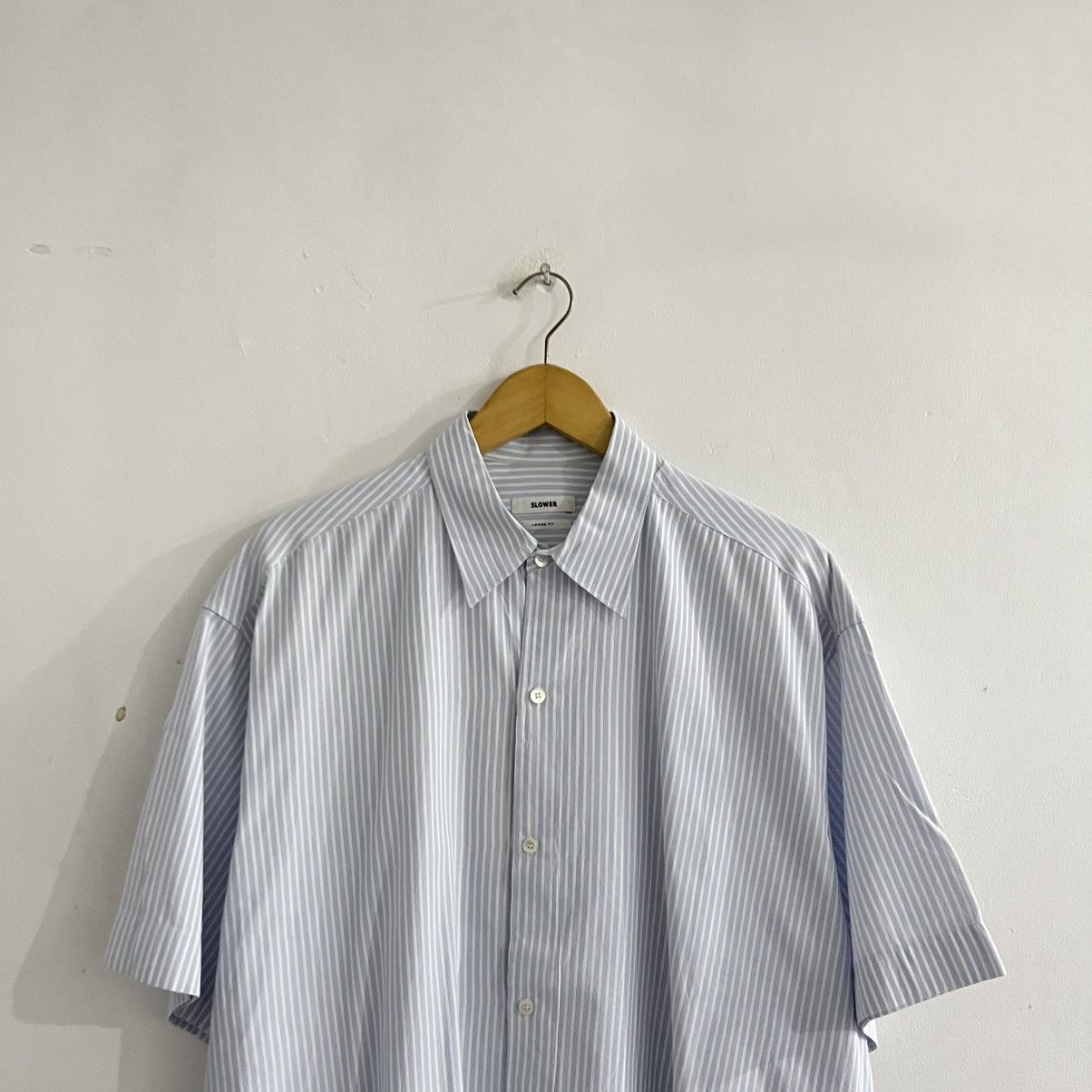 Japanese Brand Slower - Striped Loose Fit Button Up Size US L / EU 52-54 / 3 - 2 Thumbnail
