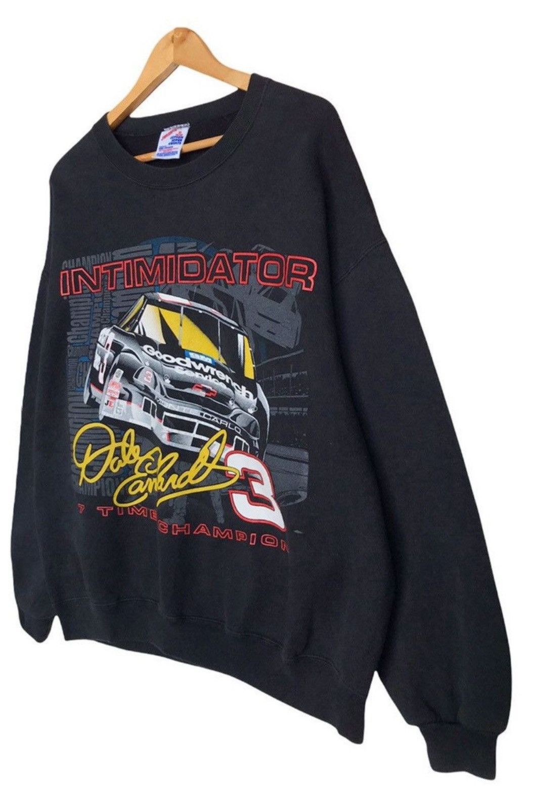 NASCAR Vintage 90s Nascar Dale Earthern Good Wrench Sweatshirt Size US L / EU 52-54 / 3 - 4 Thumbnail