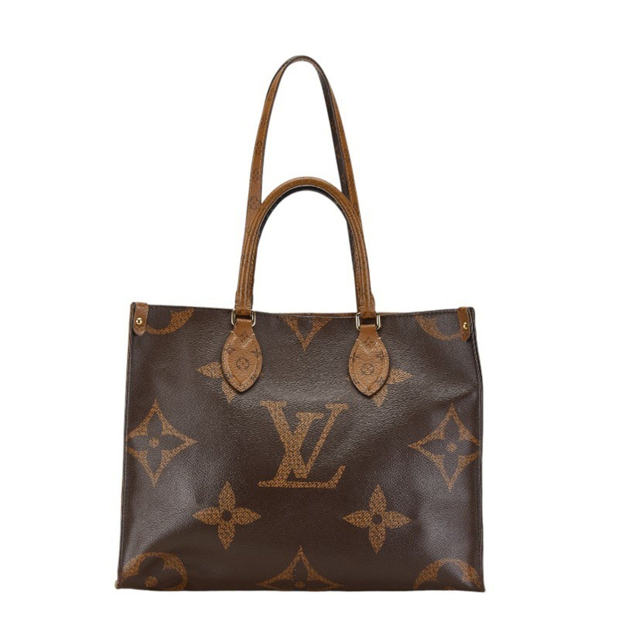 Louis Vuitton Monogram Giant Reverse On the Go MM Handbag Shoulder