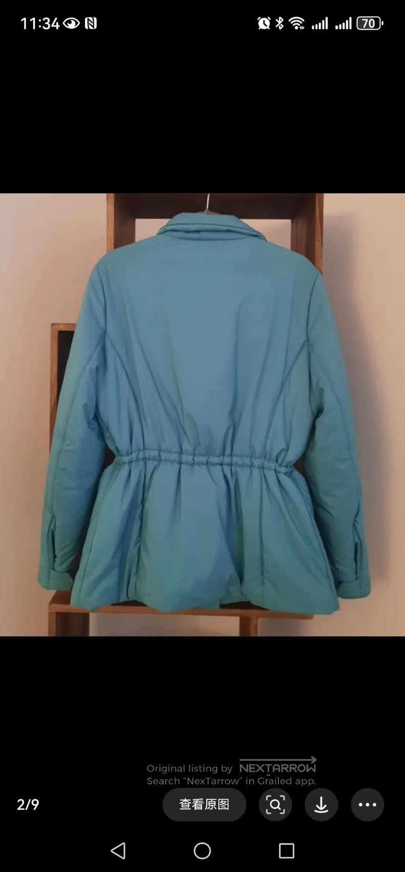 Loro Piana Loro Piana Peacock Blue Traveler's Jacket Cotton Coat Size M / US 6-8 / IT 42-44 - 2 Thumbnail