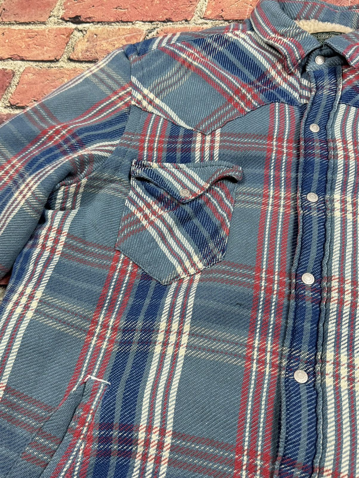 Polo Ralph Lauren Vintage Polo Country Ralph Lauren Flannel Jacket Sherpa Line Size US XL / EU 56 / 4 - 12 Thumbnail
