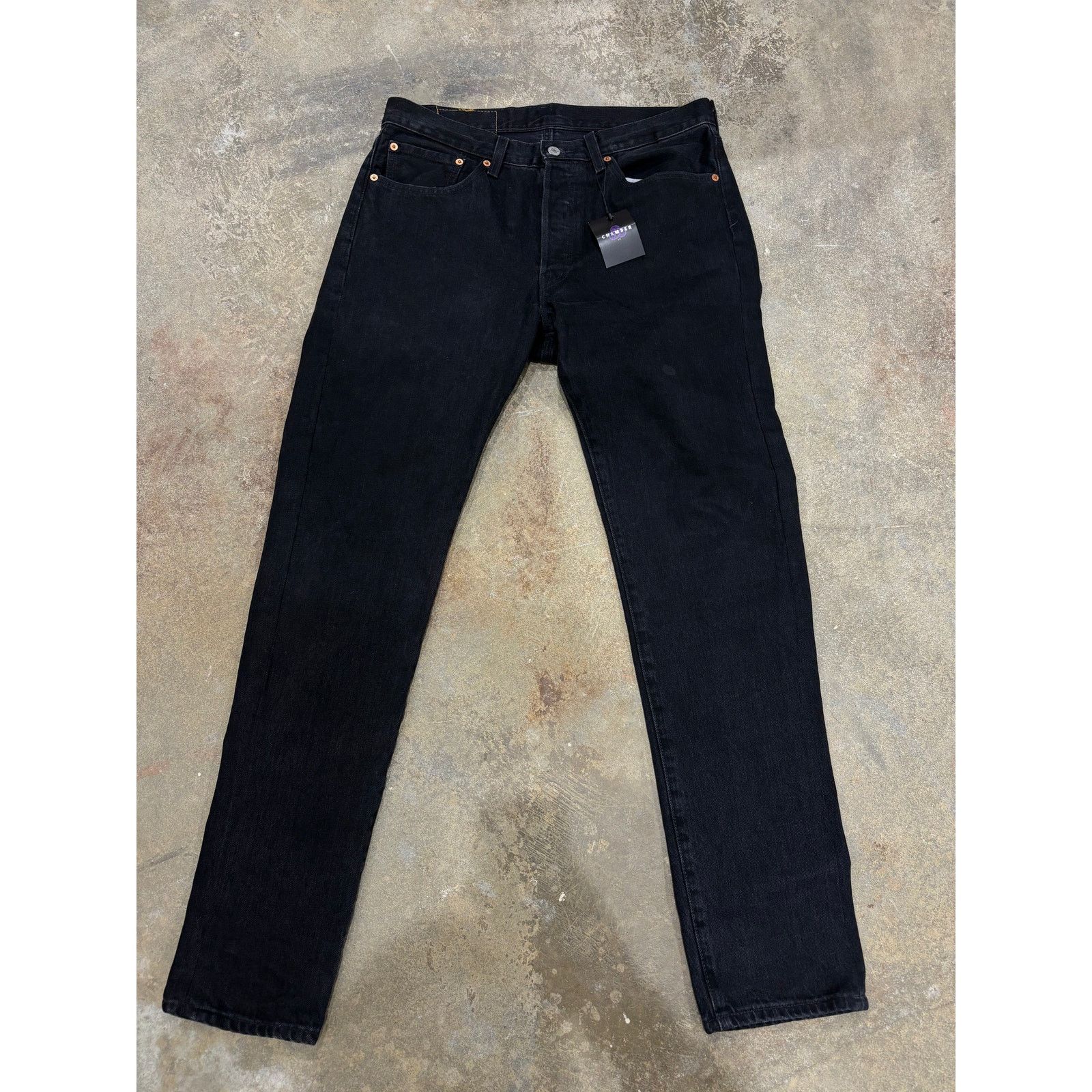 DENIM TEARS Denim Tears Jeans Black One Flower Used 33 Size US 33 - 1 Thumbnail
