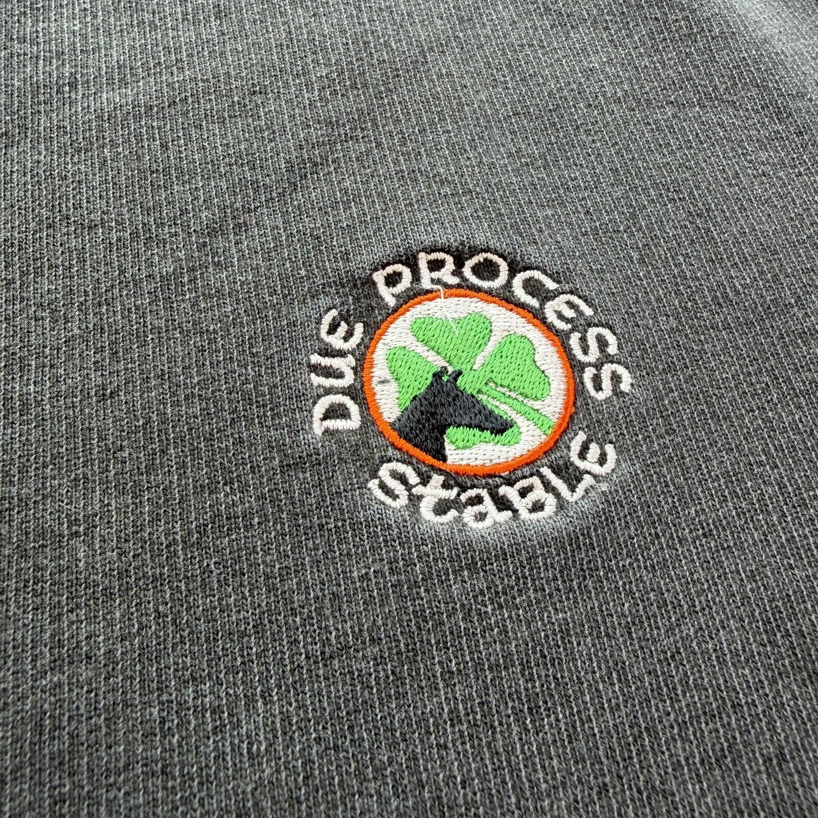 Other Vintage Due Process Stable Embroidered Sweatshirt XL Black Size US XL / EU 56 / 4 - 5 Thumbnail