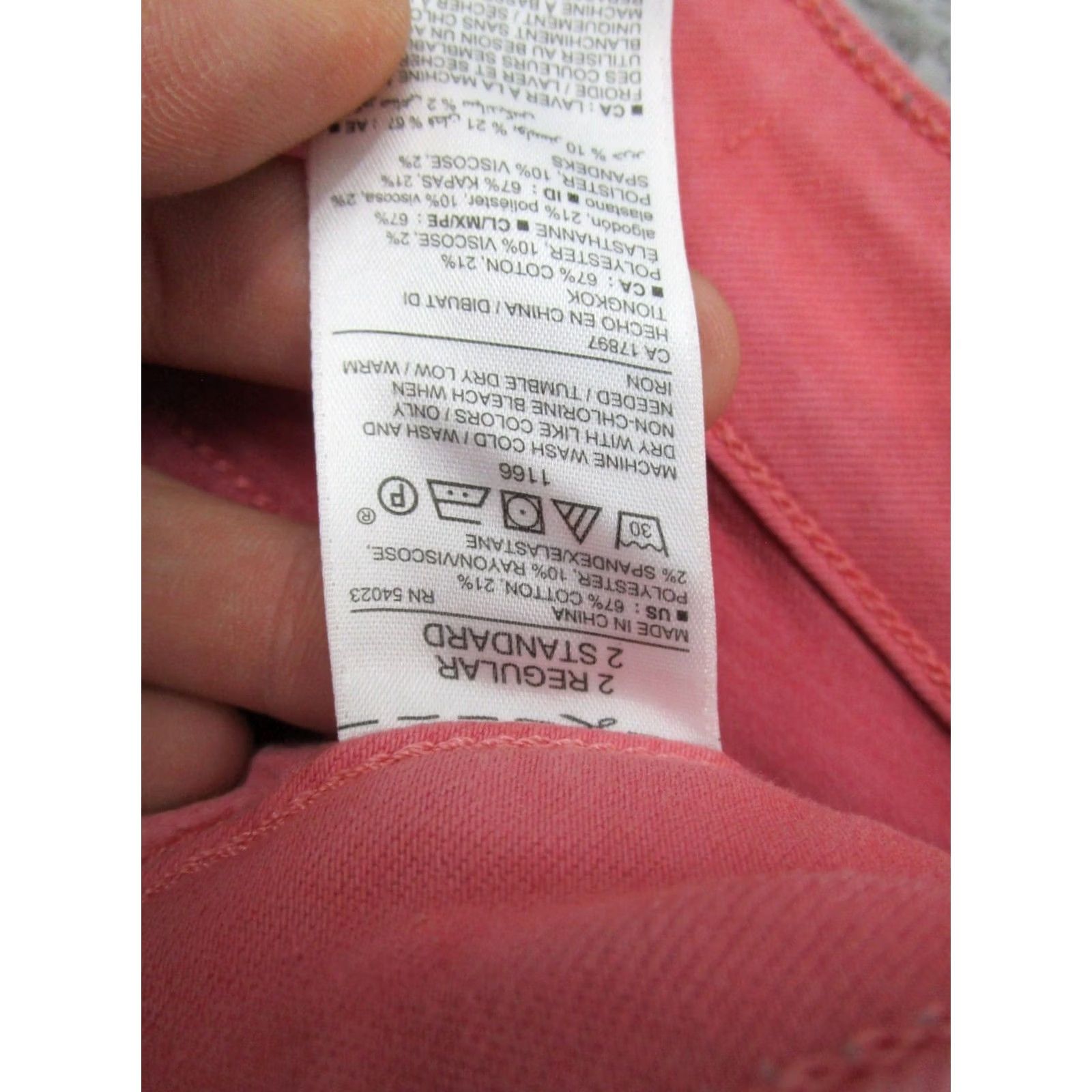 Old Navy VINTAGE Old Navy Rockstar Distressed Pink Denim Jeans Women 2 Reg Stretch Denim Jeans Pink Women Size 2 Distressed Ankle Stretch Size 26" / US 2 / IT 38 - 5 Thumbnail