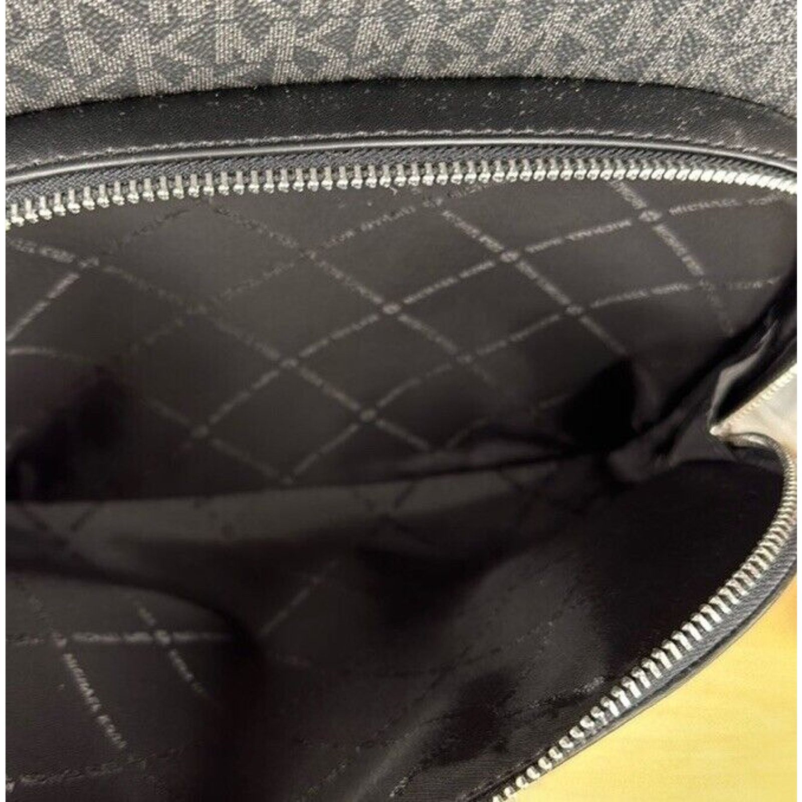 Michael Kors NWT Michael Kors Jaycee Large Backpack Logo MK Black Zip Size ONE SIZE - 11 Thumbnail