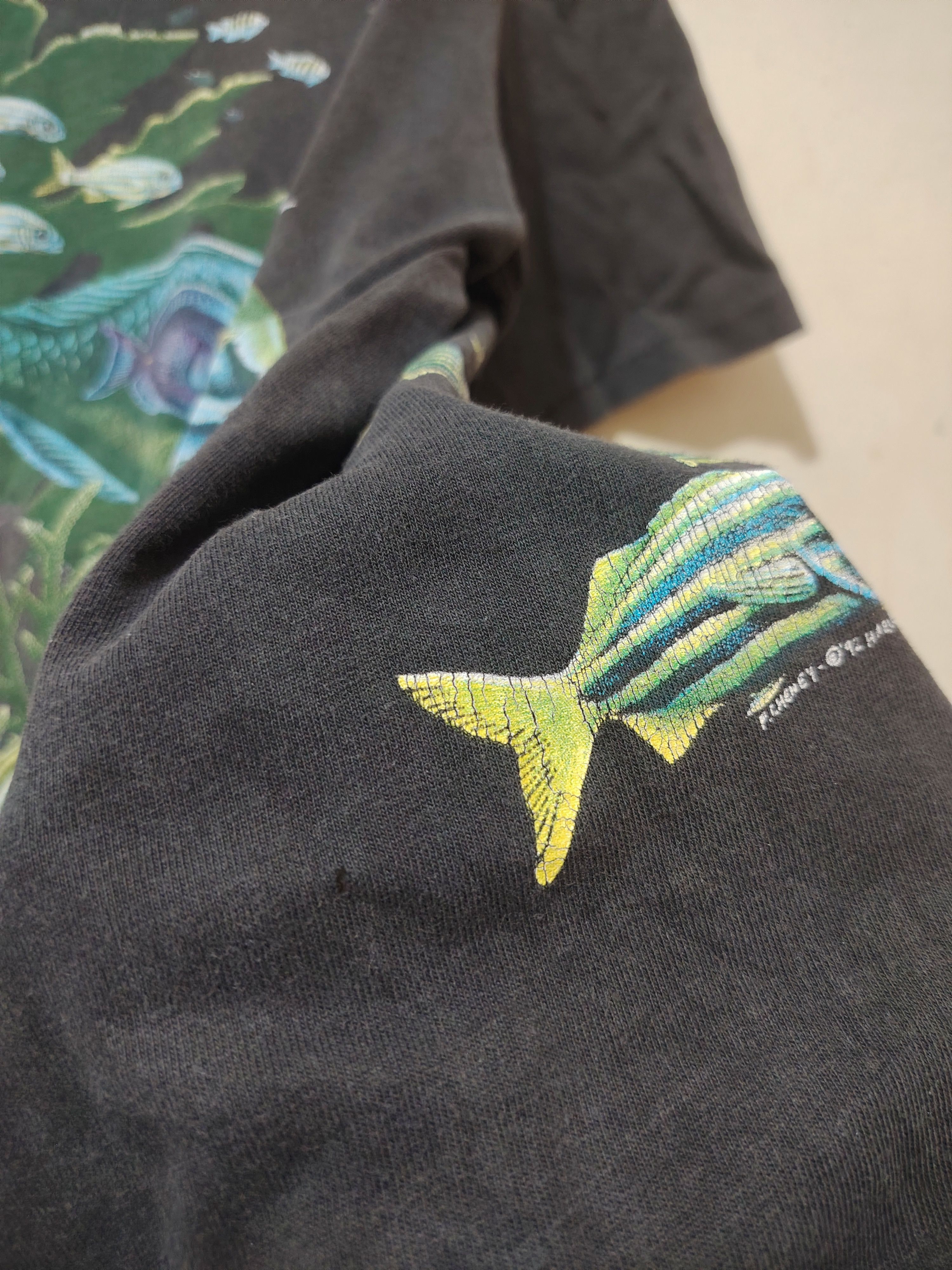 Vintage Thrashed Vtg Plastics News F. Cheney Harlequin ©92 Hanes tee Size US M / EU 48-50 / 2 - 14 Thumbnail