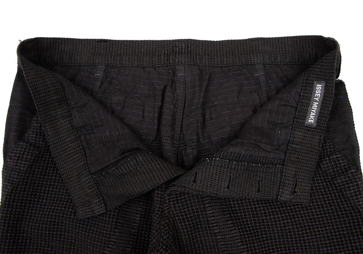 Issey Miyake A-POC Dyed Pile Weave Pants in Black, Blue, and Purple Size US 36 / EU 52 - 6 Thumbnail