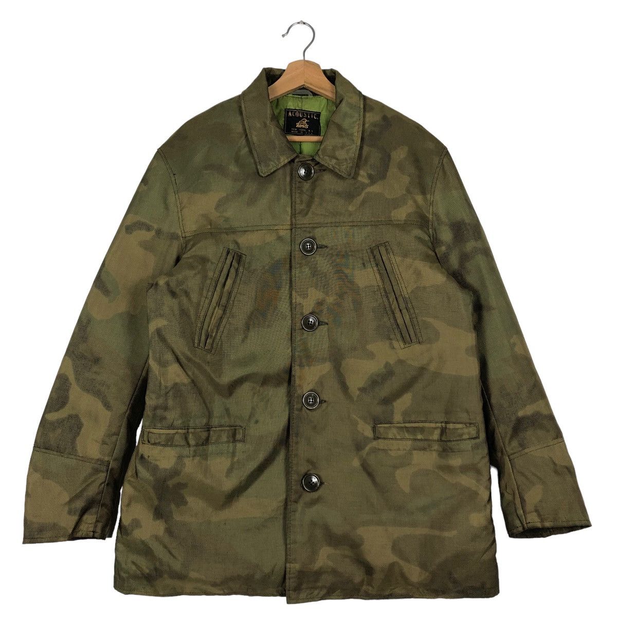 Vintage 🔥50’s Vintage Made in USA Acoustic Camo Inspector Chore Size US L / EU 52-54 / 3 - 2 Thumbnail