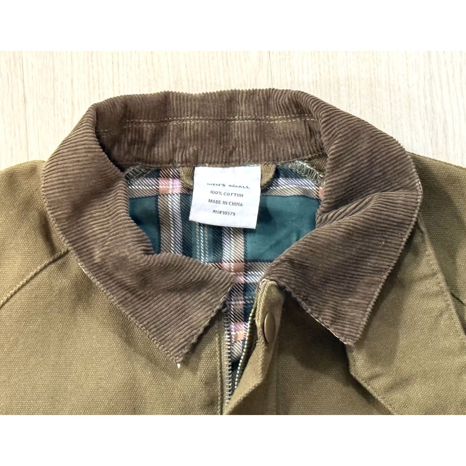 Vintage VINTAGE Laphroaig Jacket Coat Workwear Small Green Bomber Men Regular Size S Zip Button Snap Pockets Lined All Seasons Embroidered Logo Size US S / EU 44-46 / 1 - 7 Thumbnail