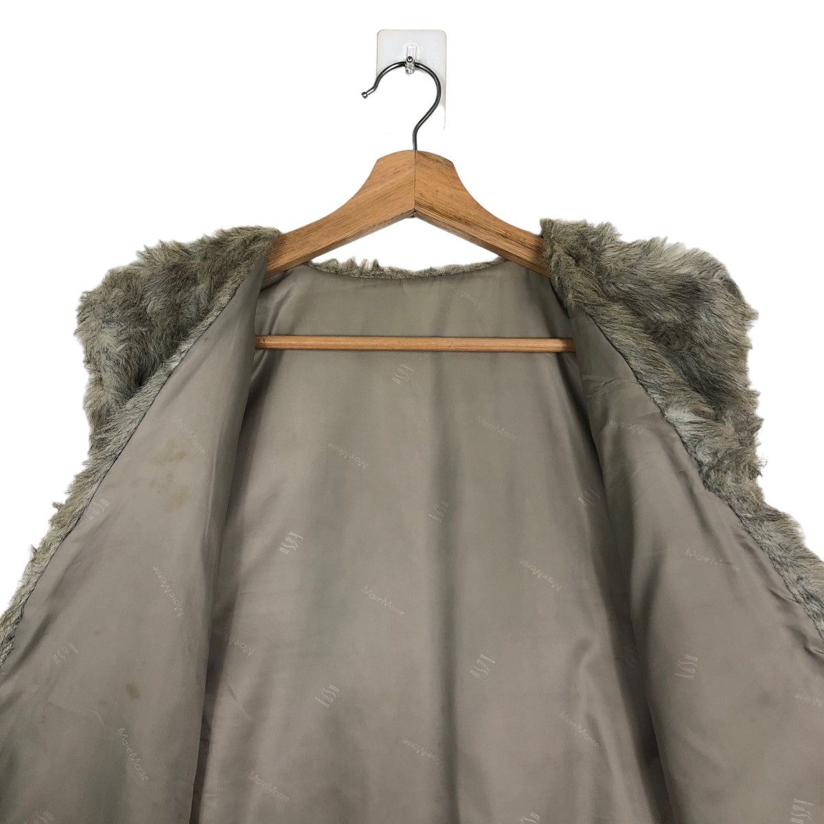 Japanese Brand Vintage Mohair Mink Fur Vest Tank Top Mare Monte Japan Made Size US M / EU 48-50 / 2 - 8 Thumbnail