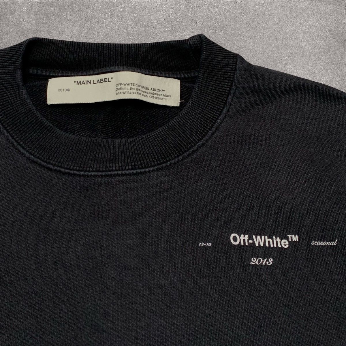 Off-White Off White Small Arrows Coral Black Sweatshirt Crewneck Size US S / EU 44-46 / 1 - 5 Thumbnail