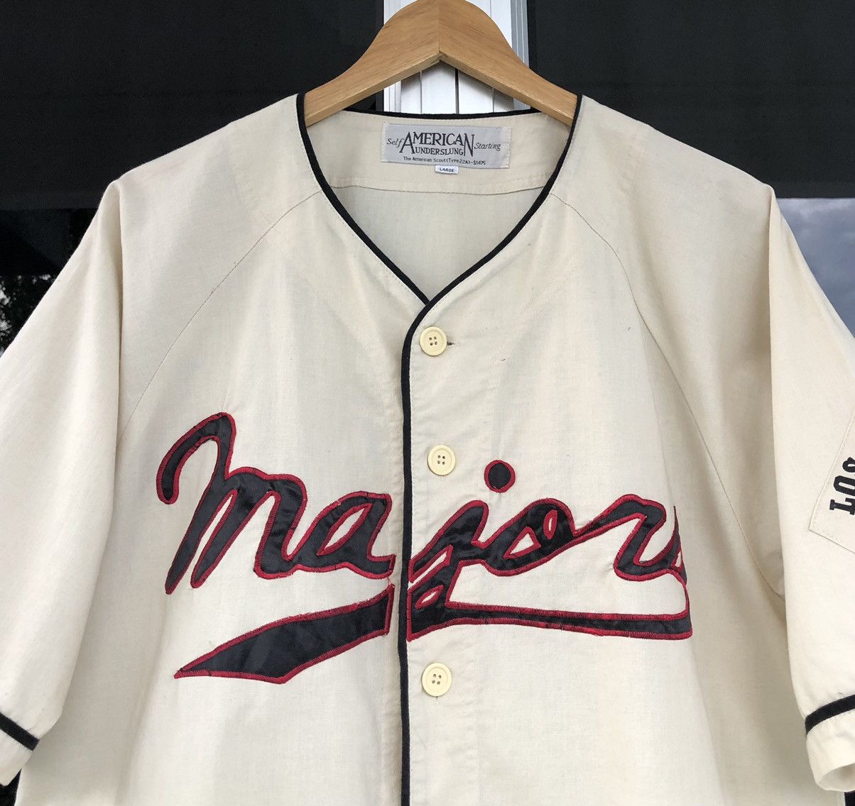 MLB Vintage 80's MLB Majors LA Champion Baseball Shirt Size US L / EU 52-54 / 3 - 2 Thumbnail