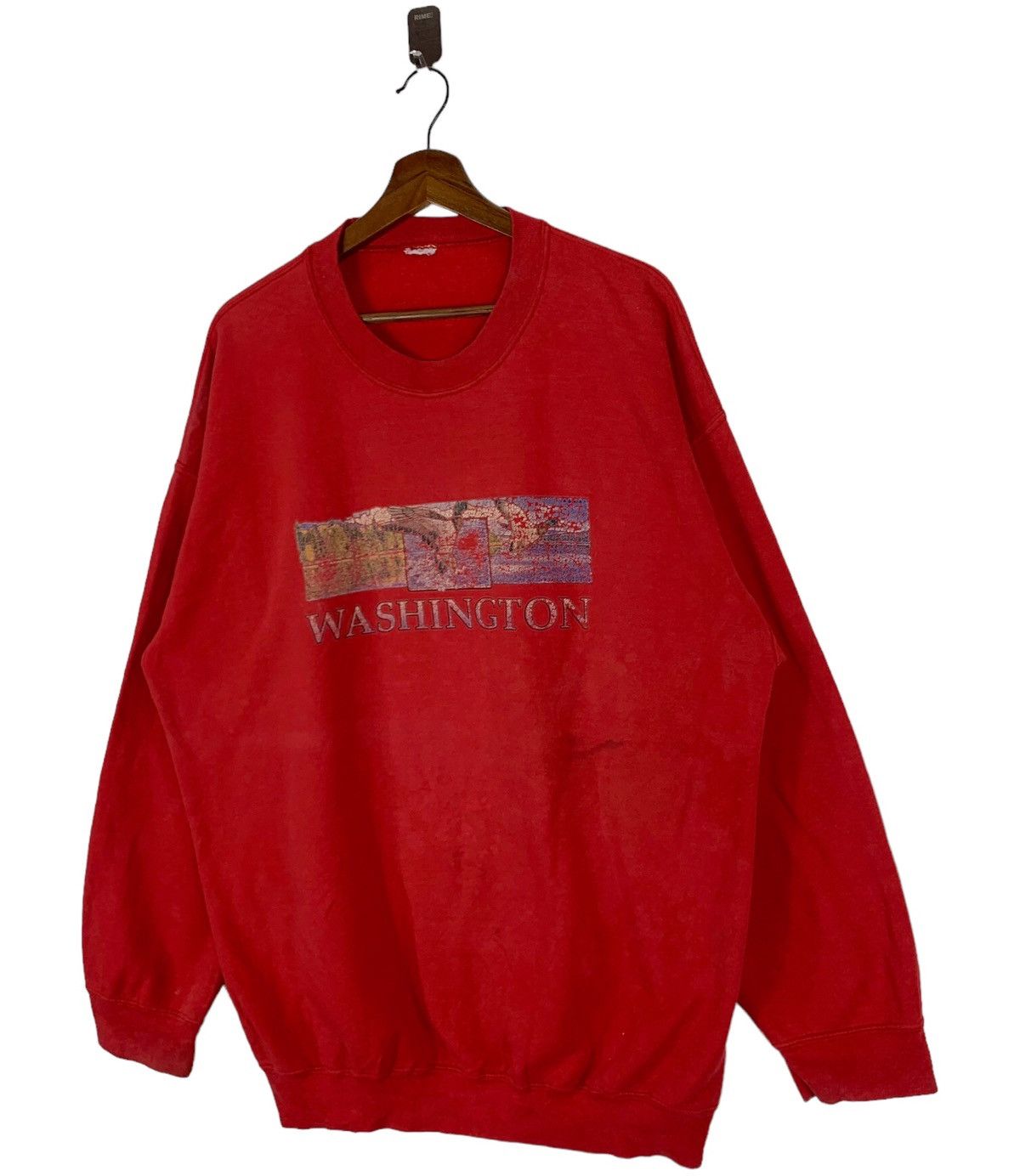 Vintage VINTAGE 90s WASHINGTON DUCK HUNTING PHOTO PRINT CREWNECK Size US L / EU 52-54 / 3 - 2 Thumbnail
