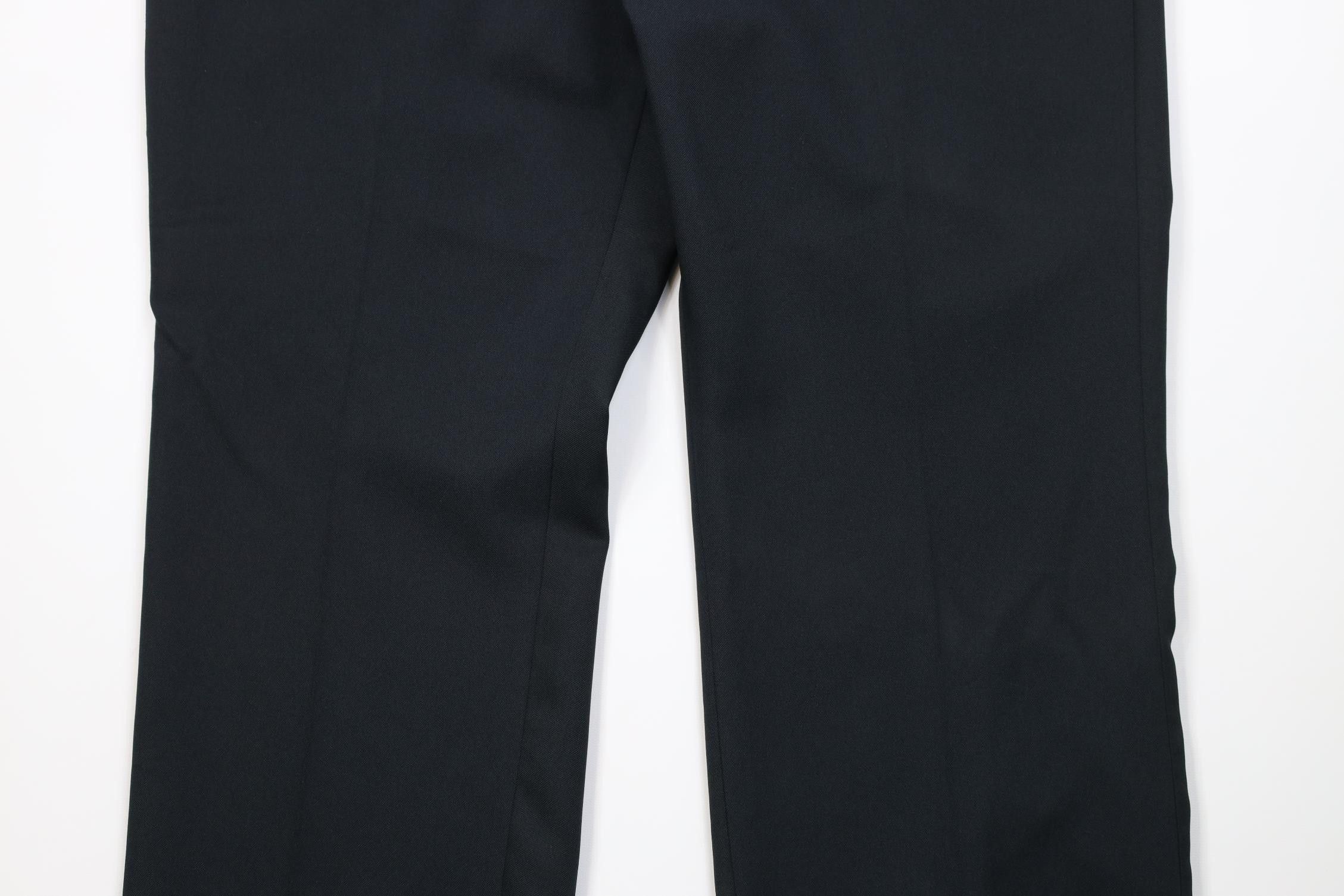 Vintage Vintage 70s Streetwear Flared Wide Leg Chino Pants Black Size US 40 / EU 56 - 3 Thumbnail