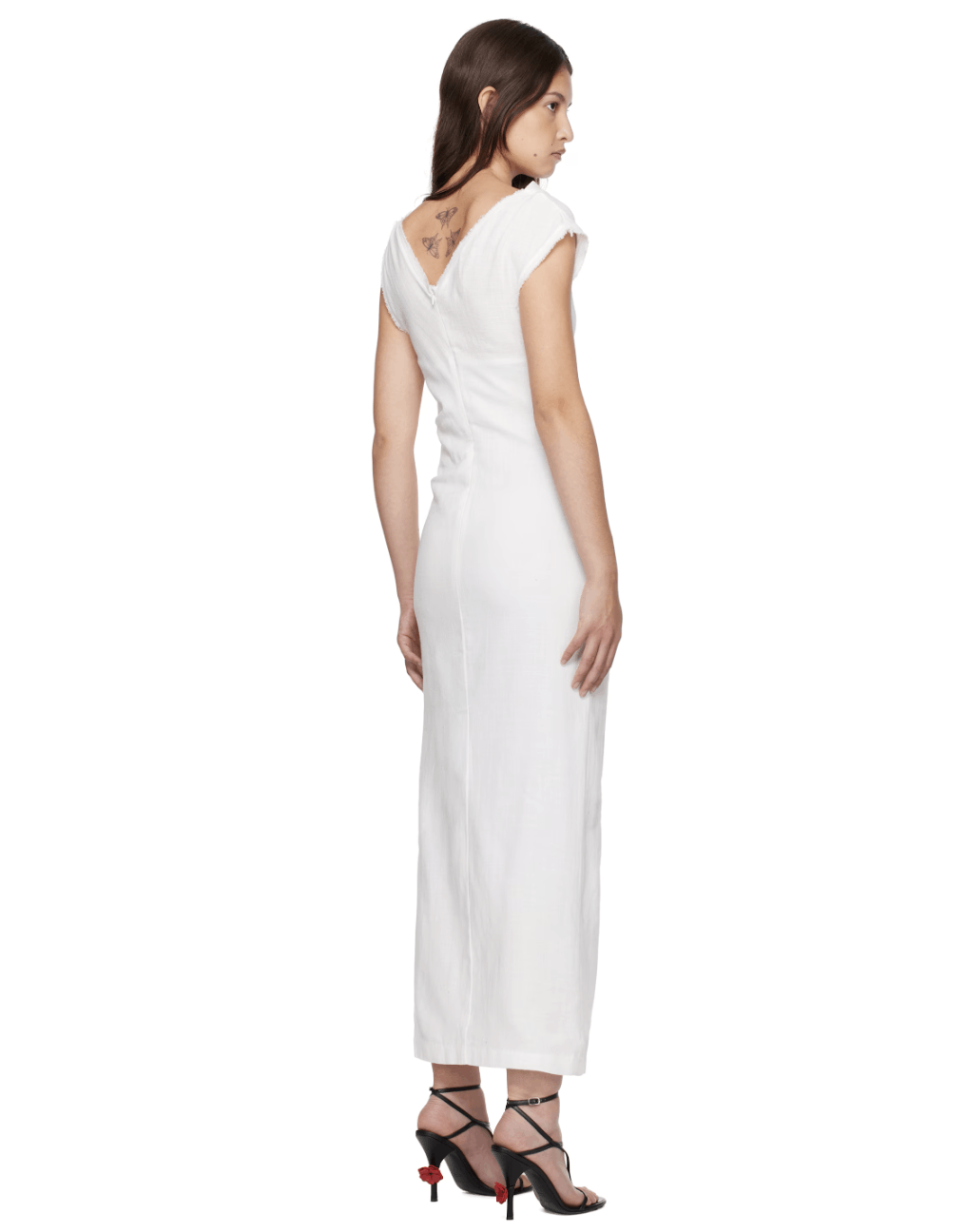 BEC + BRIDGE White Steffi Gather Maxi Dress Size M / US 6-8 / IT 42-44 - 2 Thumbnail