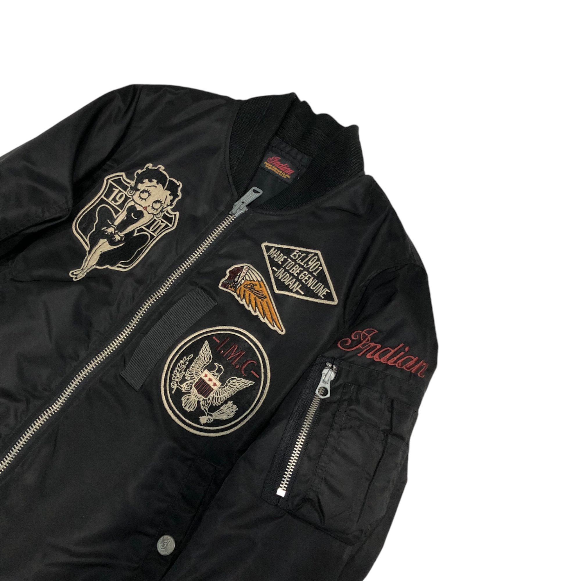 Cartoon Network × Indian Motorcycle × Japanese Brand Indian motocycle x betty boop bombers jacket Size US S / EU 44-46 / 1 - 3 Thumbnail
