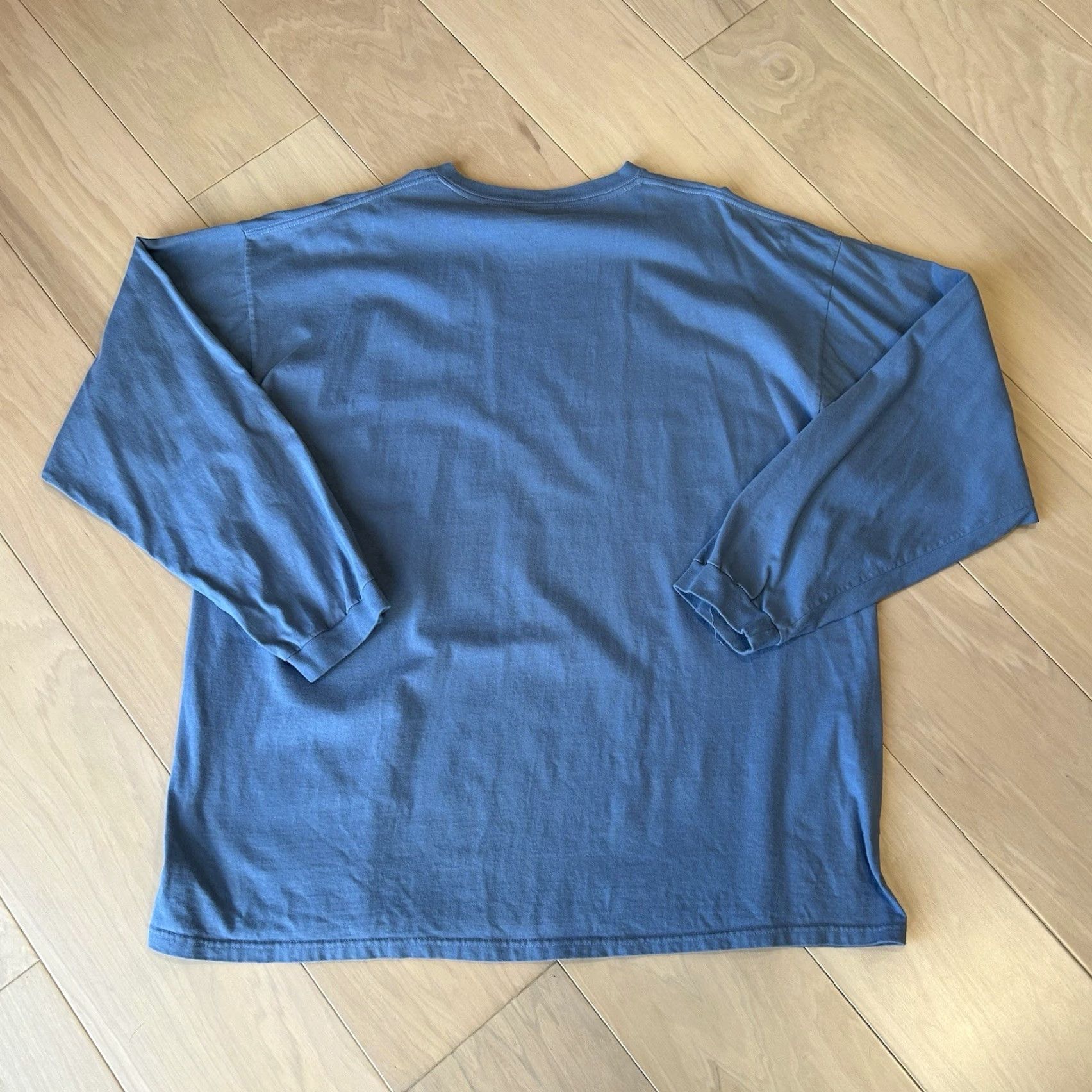 Vintage VINTAGE Marithé + François Girbaud Tee Long-Sleeve Men’s 2XL Blue Logo T-Shirt 90s Hip Hop Designer Mens Classic Vintage Graphic Print Tee Size US XXL / EU 58 / 5 - 3 Thumbnail