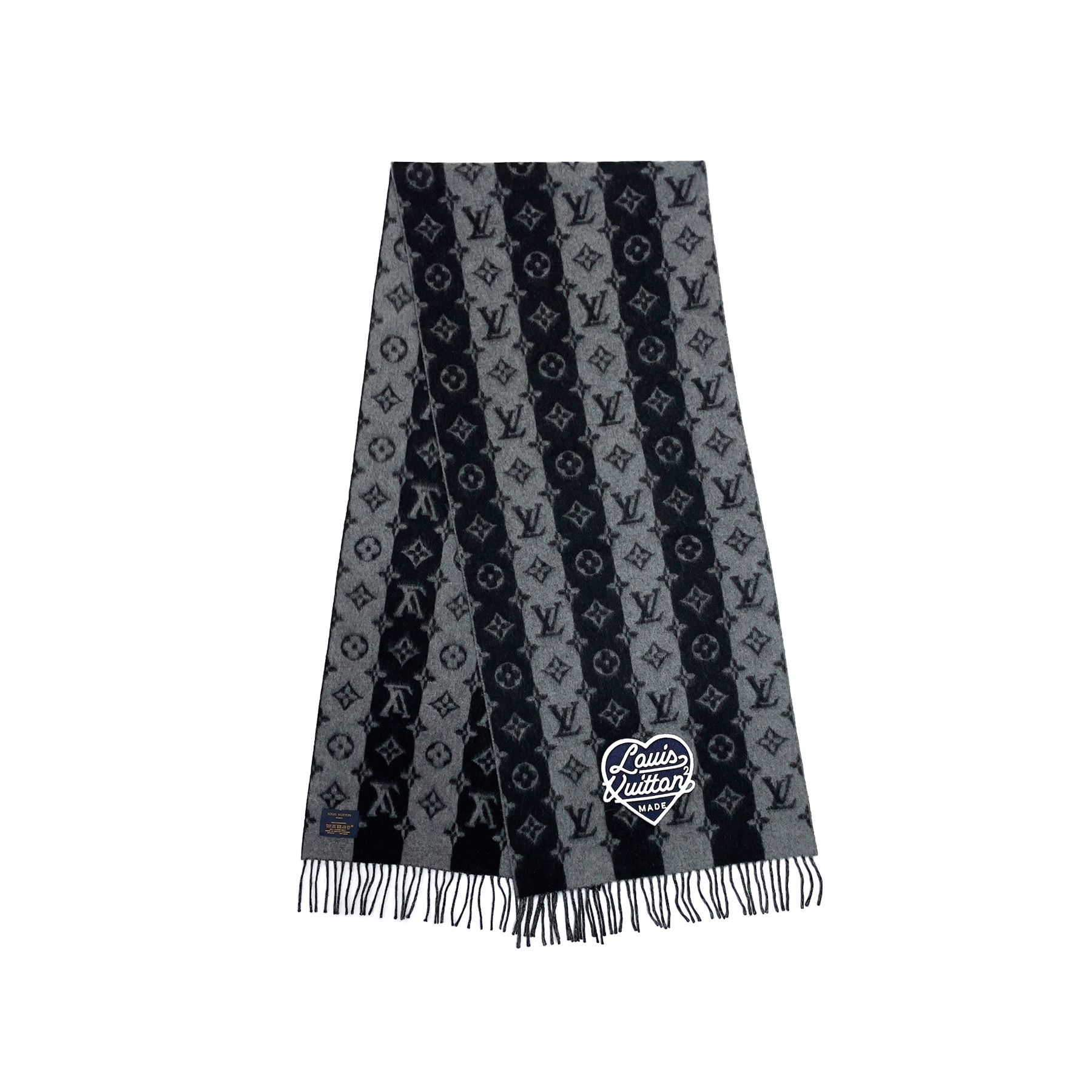 Louis Vuitton Louis Vuitton Monogram NIGO Collaboration Cashmere Scarf Size ONE SIZE - 2 Thumbnail
