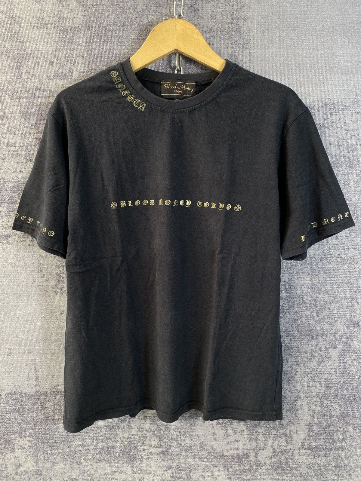 Le Grande Bleu (L.G.B.) LGB Back Cross Ribbed Elongated Tee | Grailed